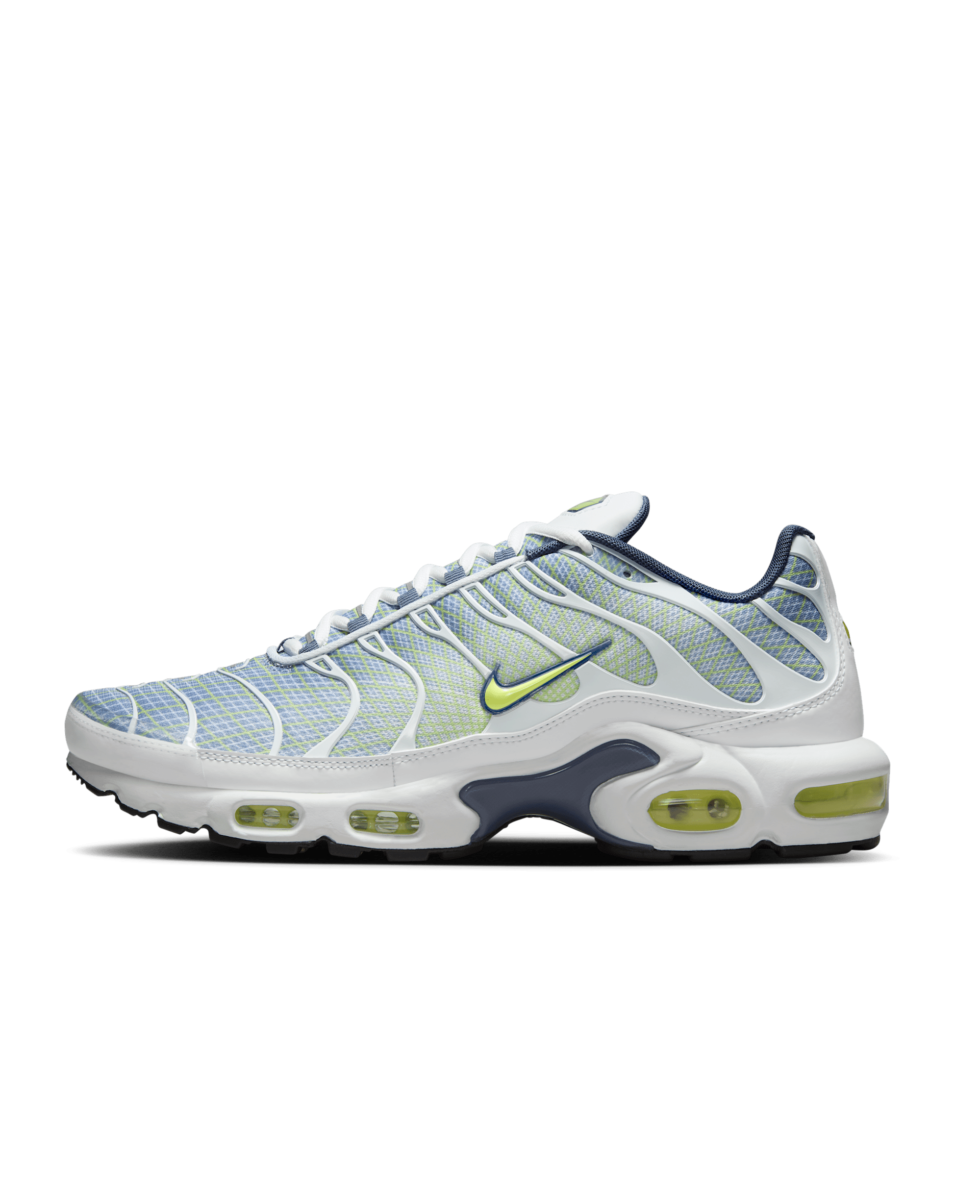 Nike Air Max Plus férficipő - Pebble Grey/Steel/Fehér/Lime