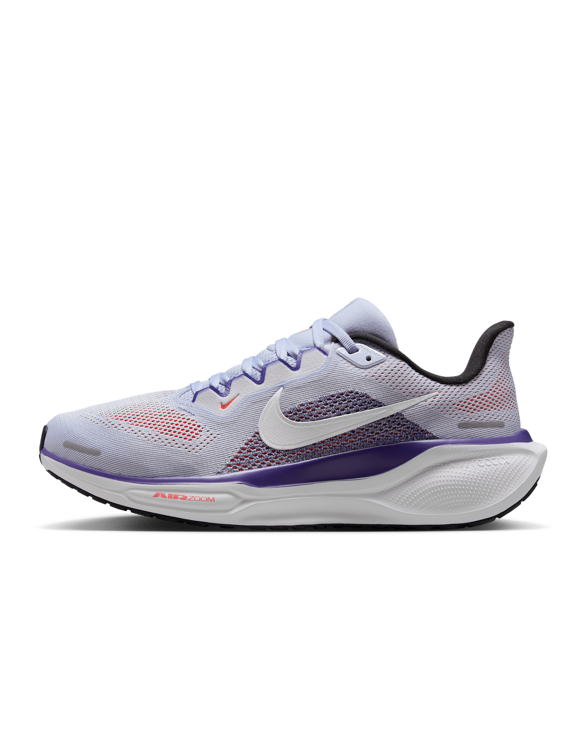 Löparsko för hårt underlag Nike Pegasus 41 för kvinnor - Ghost/Court Purple/Bright Crimson/Vit
