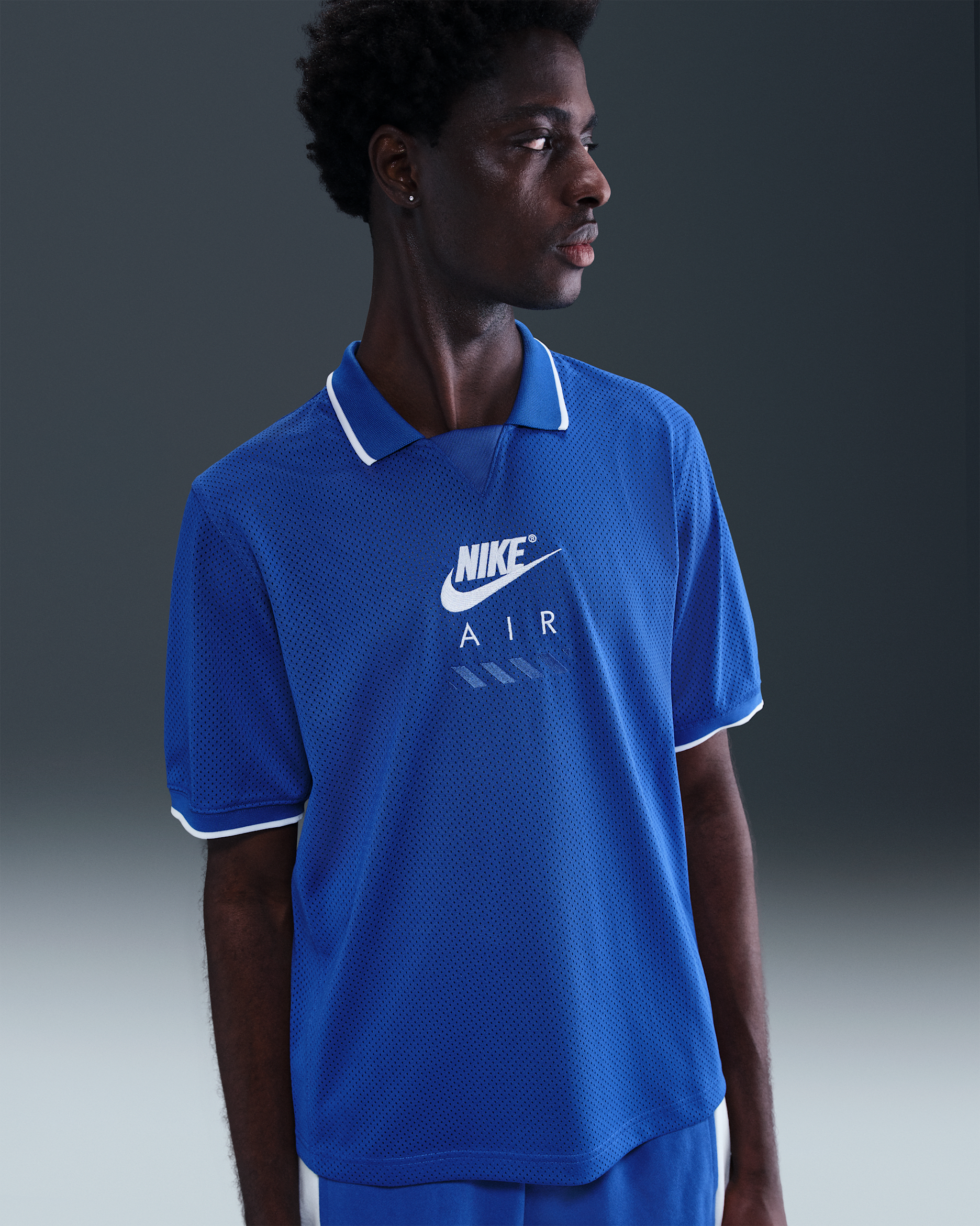 Nike Air Men's Soccer Jersey - Game Royal/White