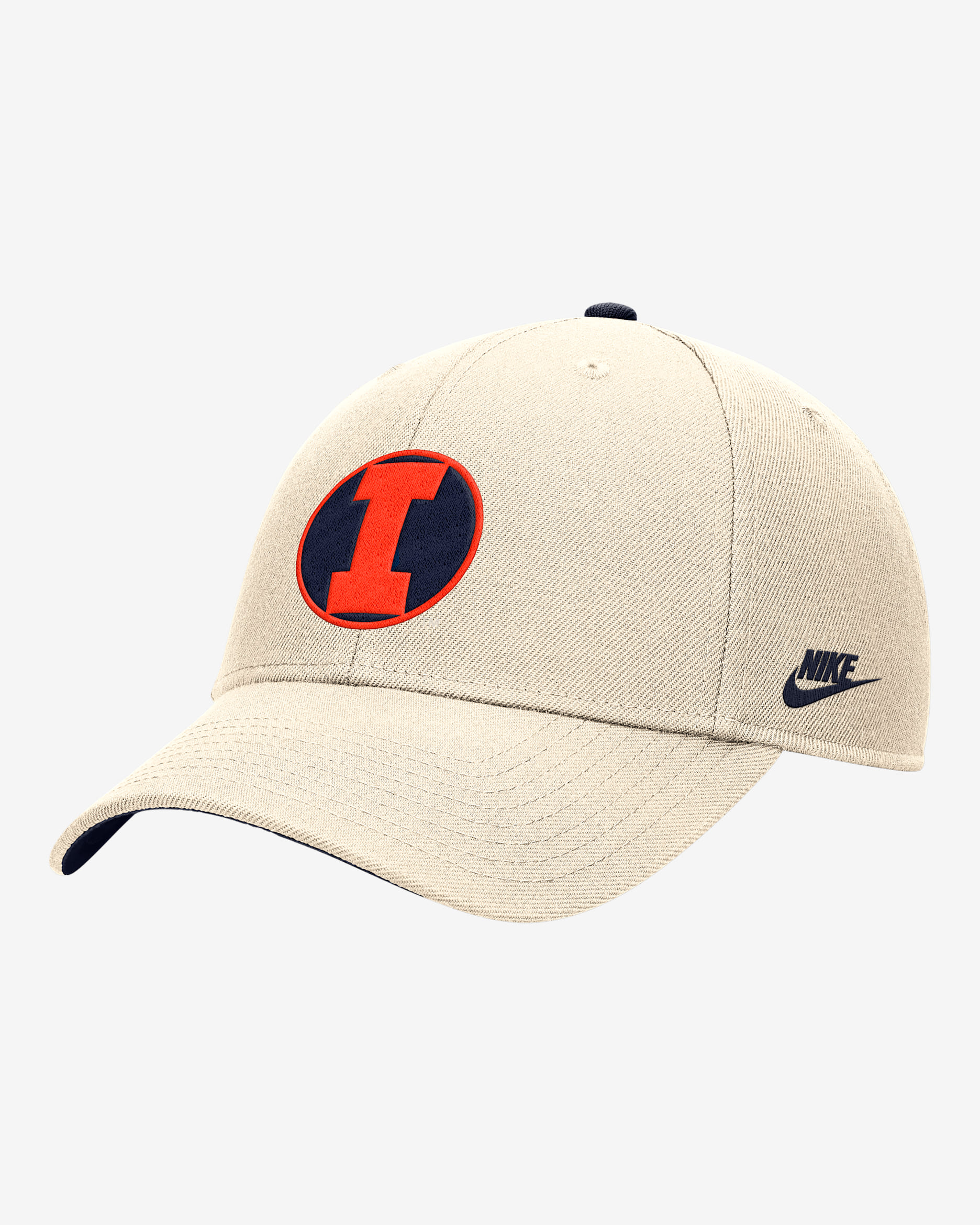 Illinois Rise Men's Nike College Adjustable Cap - Natural