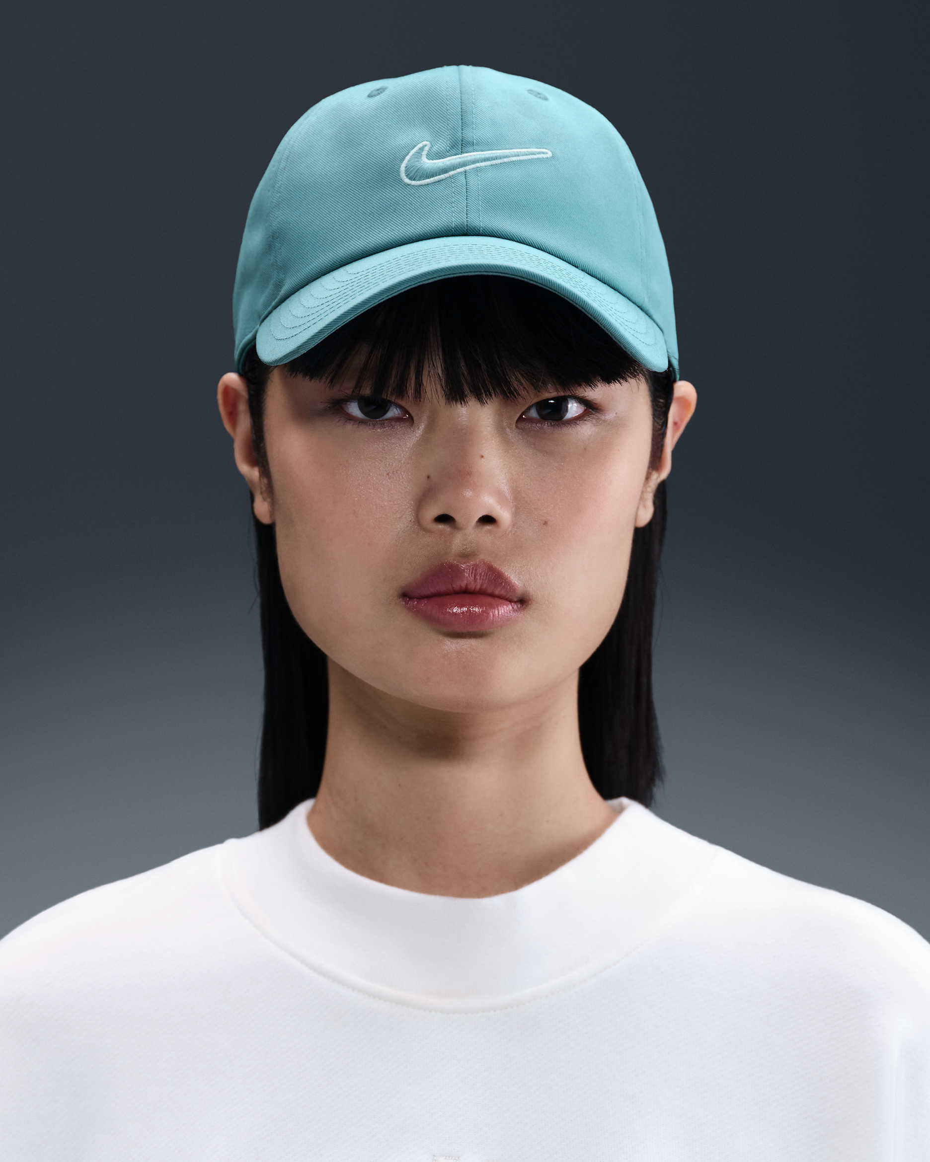 Nike Club Unstructured Swoosh Cap - Denim Turquoise/Denim Turquoise