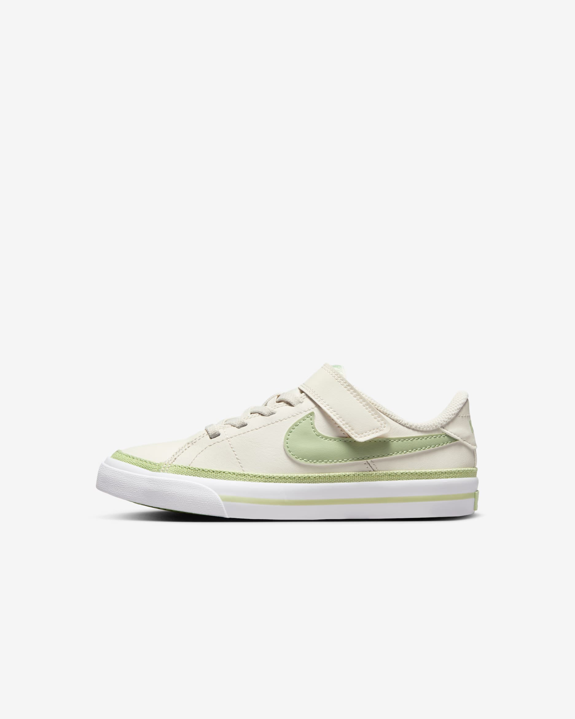 NikeCourt Legacy Younger Kids' Shoes - Phantom/White/Honeydew