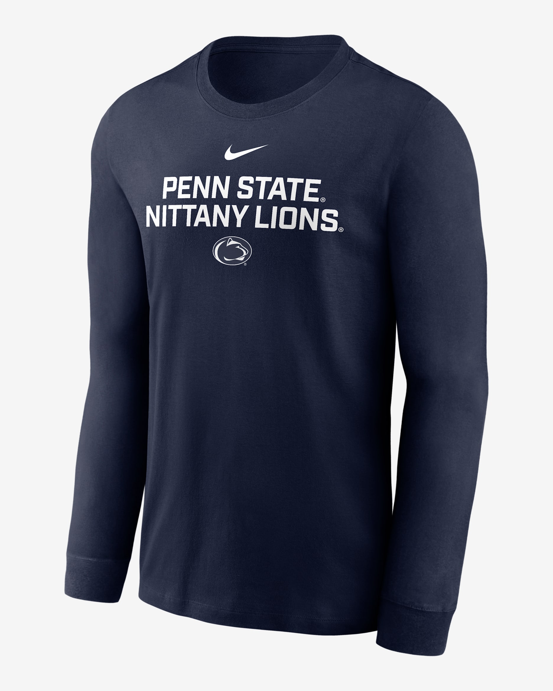Penn State Sideline Men's Nike Dri-FIT College Long-Sleeve T-Shirt - Navy