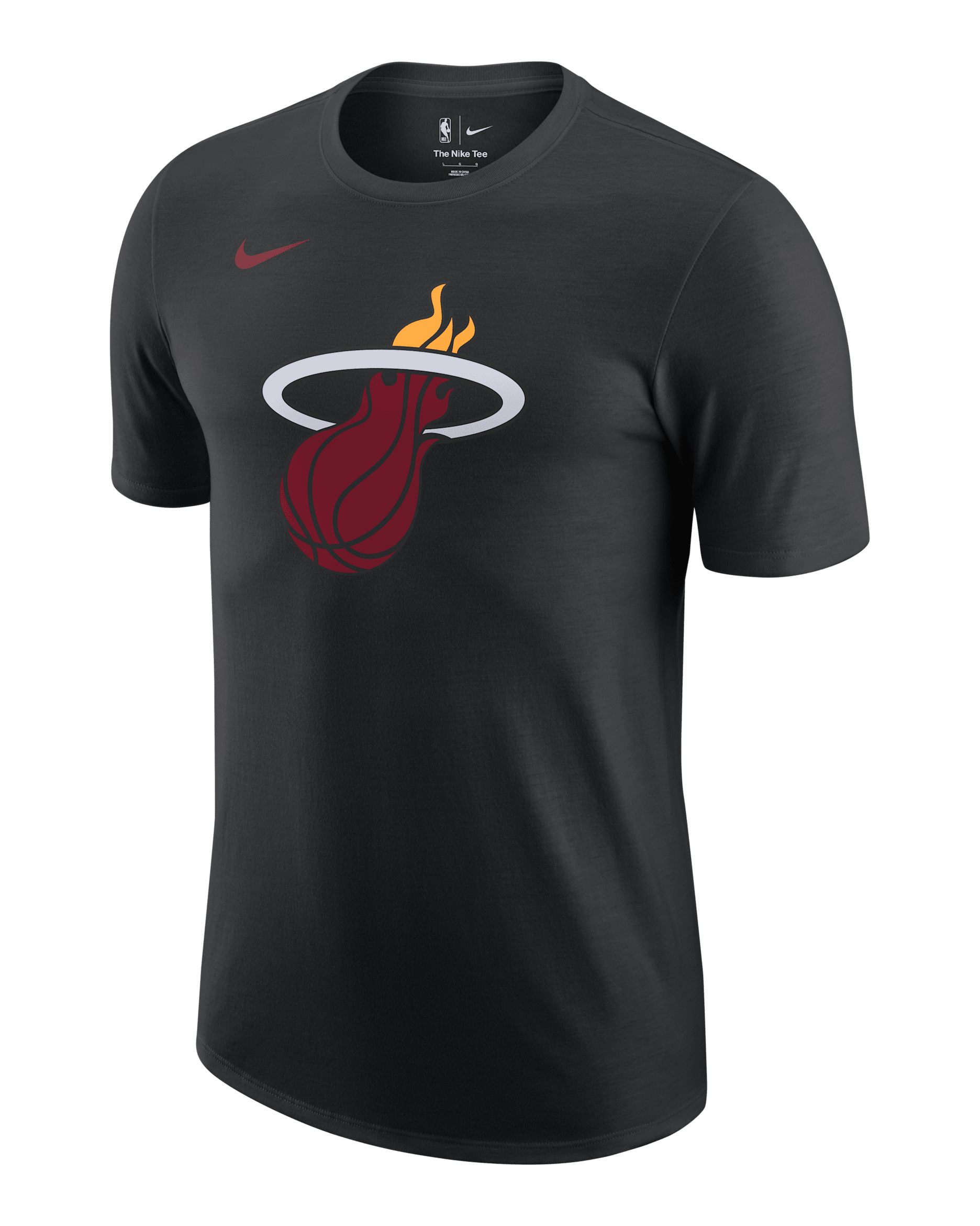 Miami Heat Essential Men's Nike NBA T-Shirt - Black