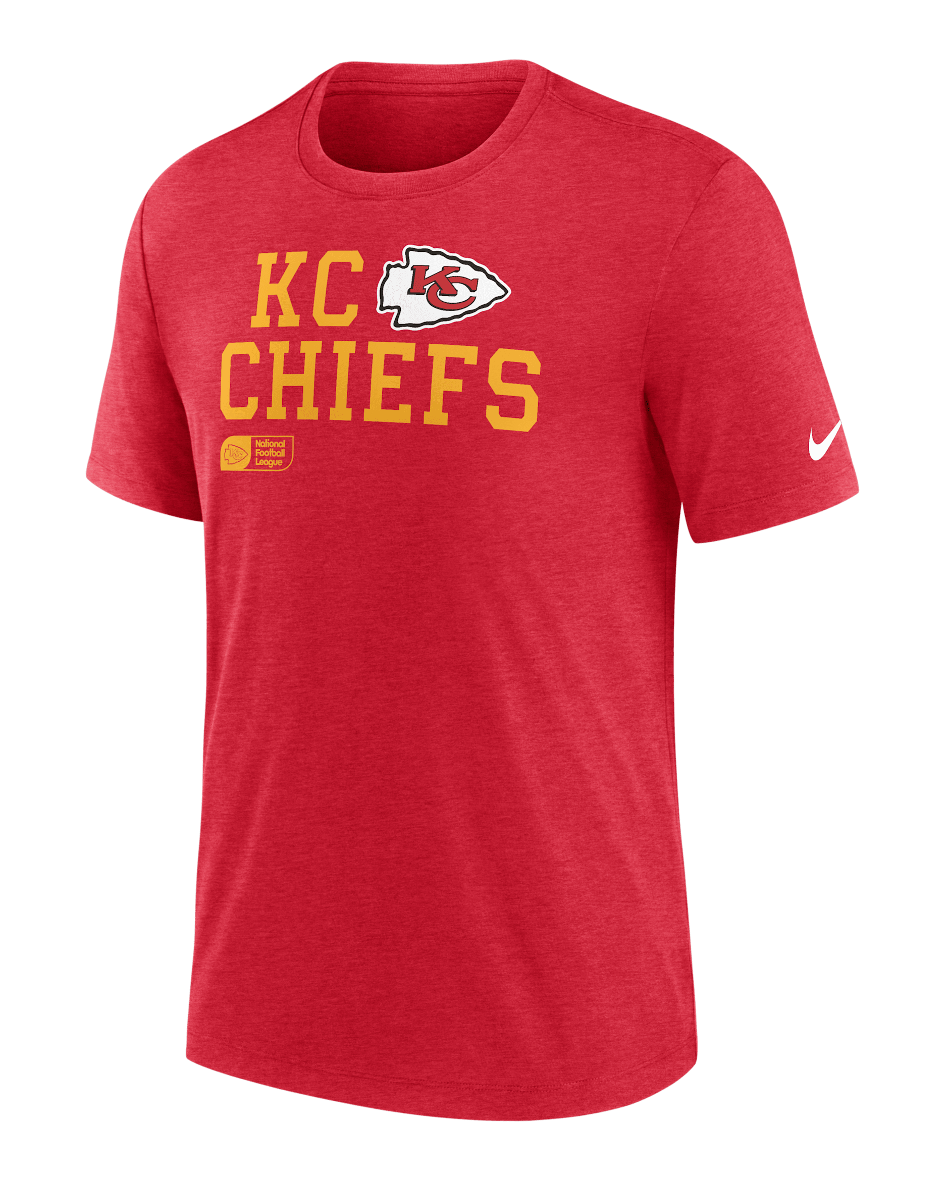 Kansas City Chiefs Overlap Lockup Men's Nike NFL T-Shirt - Red