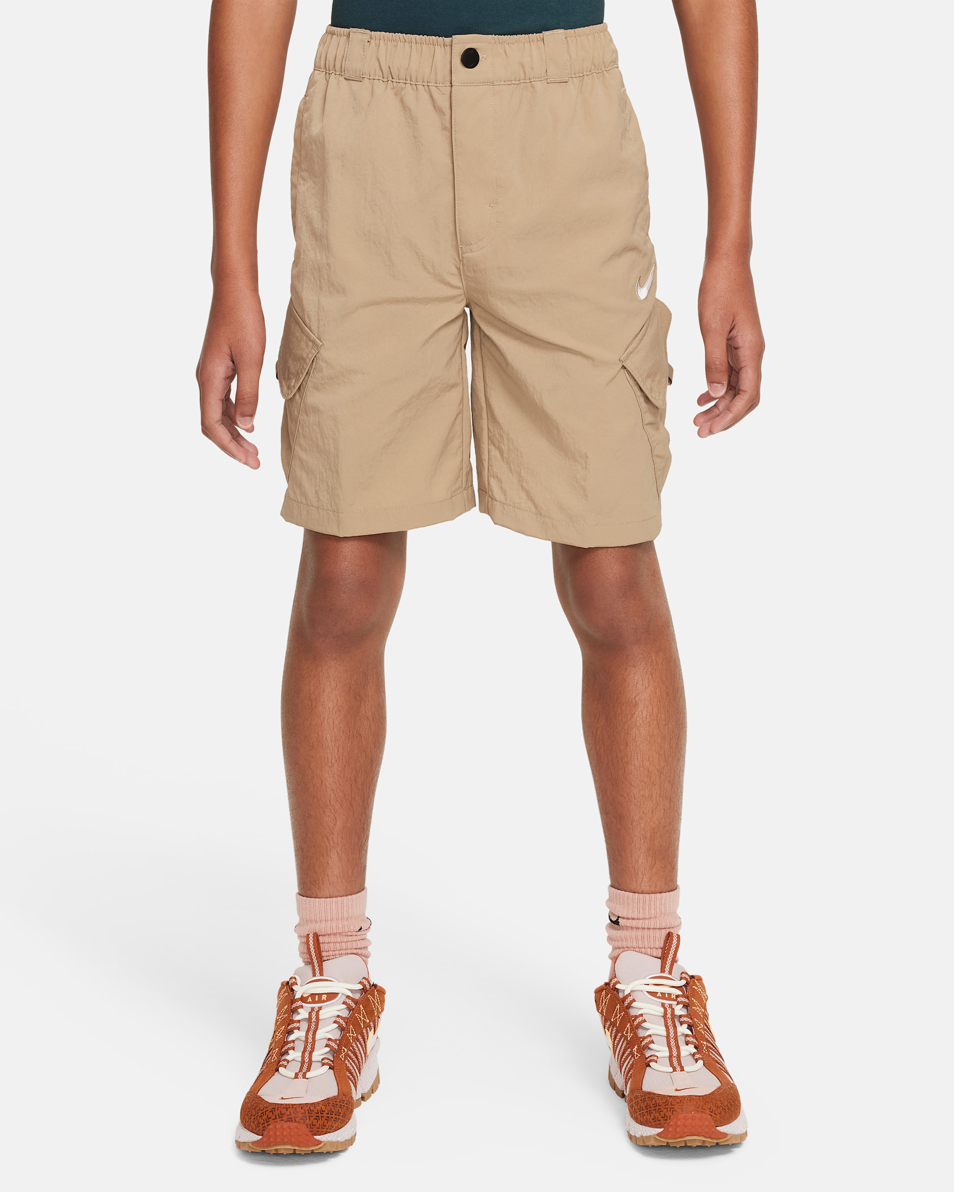 Nike Outdoor Play Big Kids' Woven Cargo Shorts - Khaki