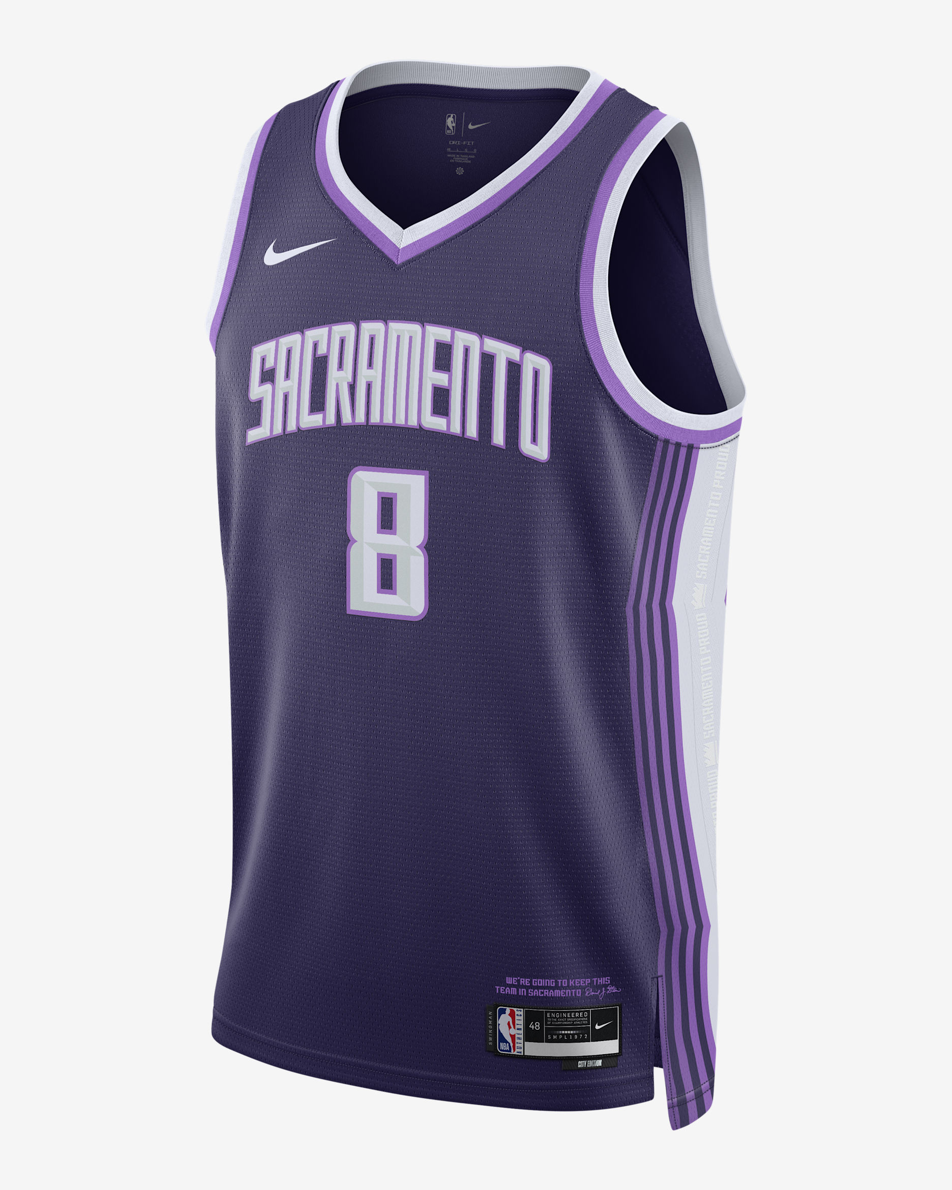 Jersey Nike de la NBA Swingman para hombre Zach LaVine Sacramento Kings City Edition - Tinta