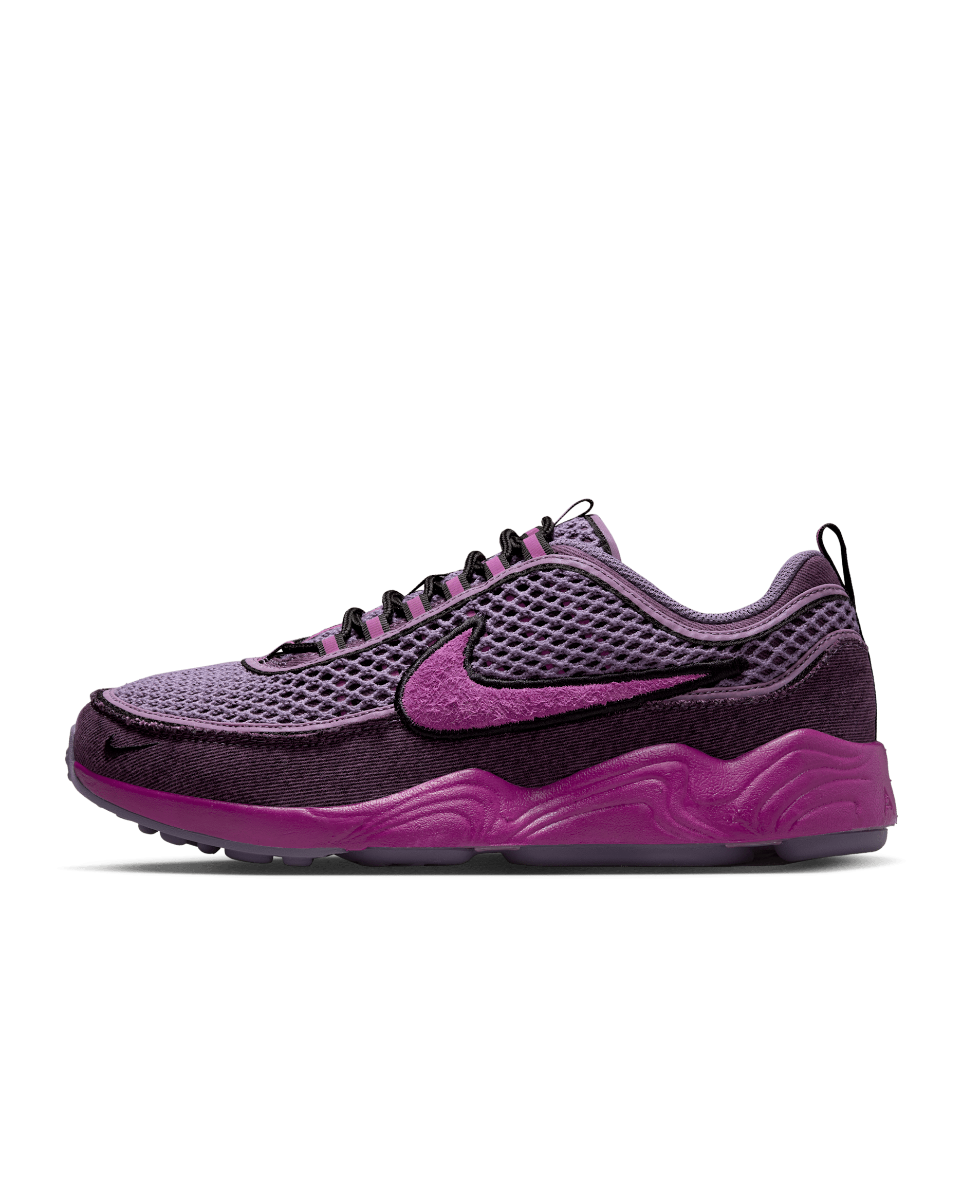 รองเท้าผู้ชาย Nike Air Zoom Spiridon PRM - Hot Fuchsia/ดำ/Canyon Purple/Viotech