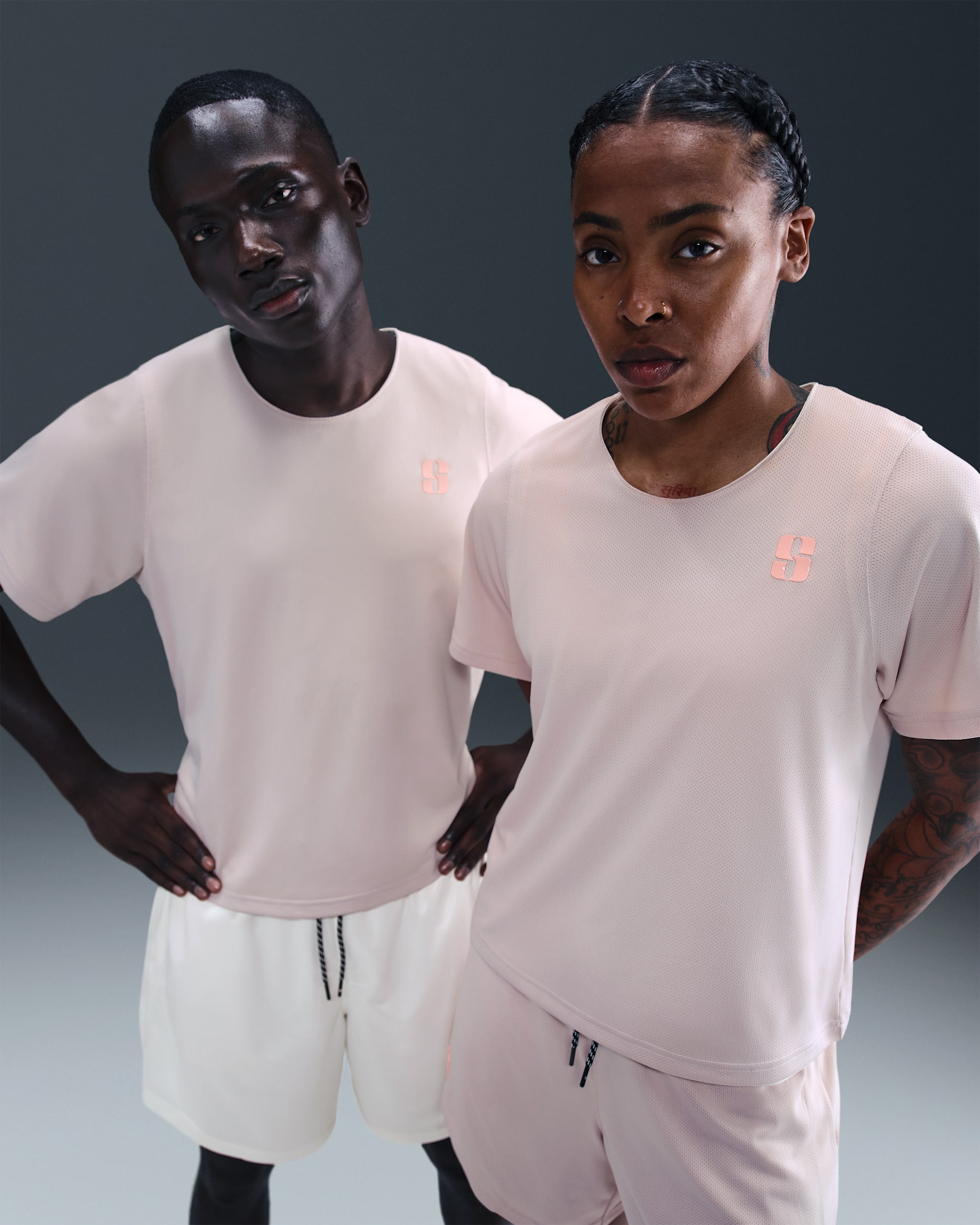 Sabrina Dri-FIT Reversible Basketball Top - Silt Red/Sail/Rose Gold/Washed Coral