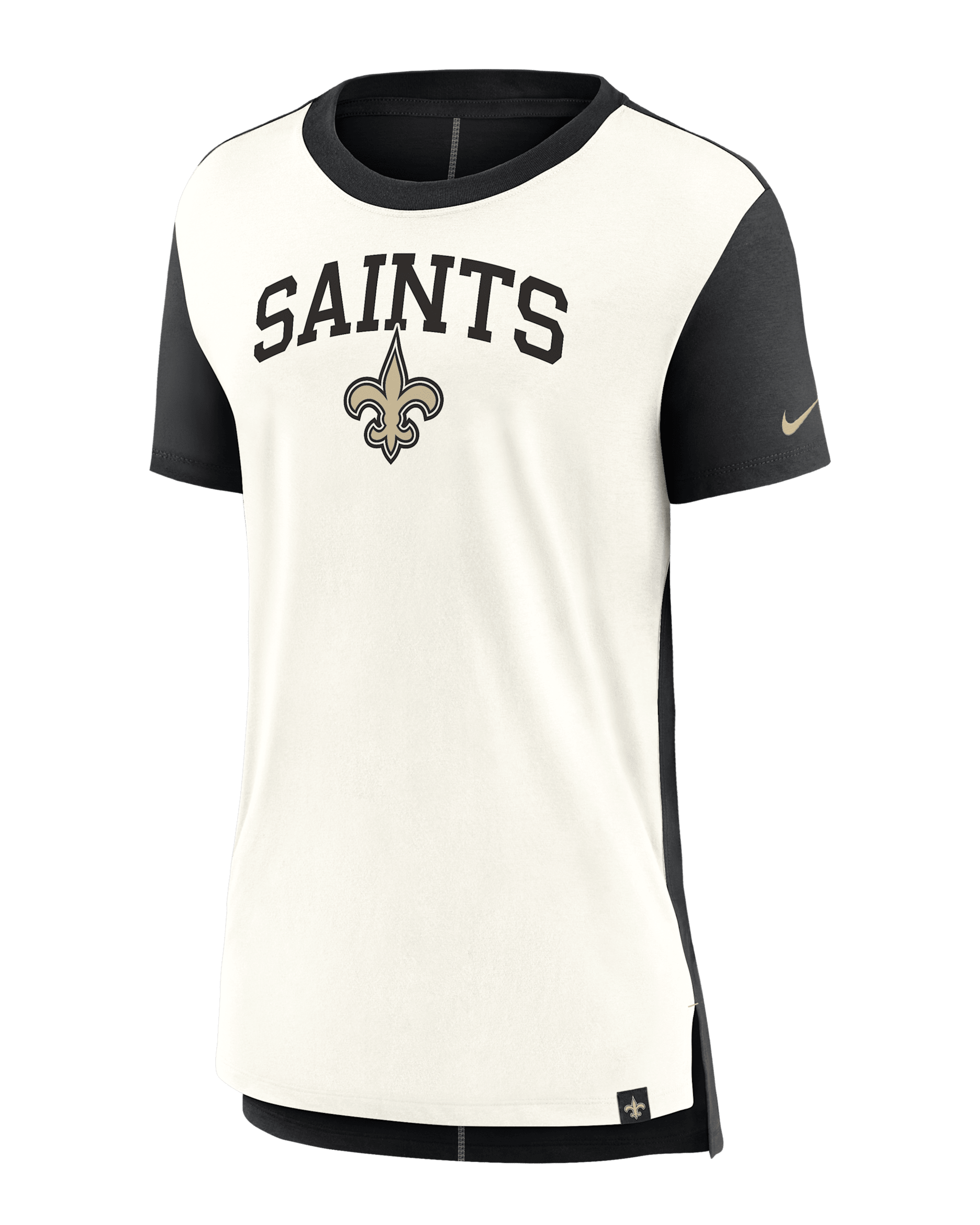 Playera Nike de la NFL para mujer New Orleans Saints - Negro
