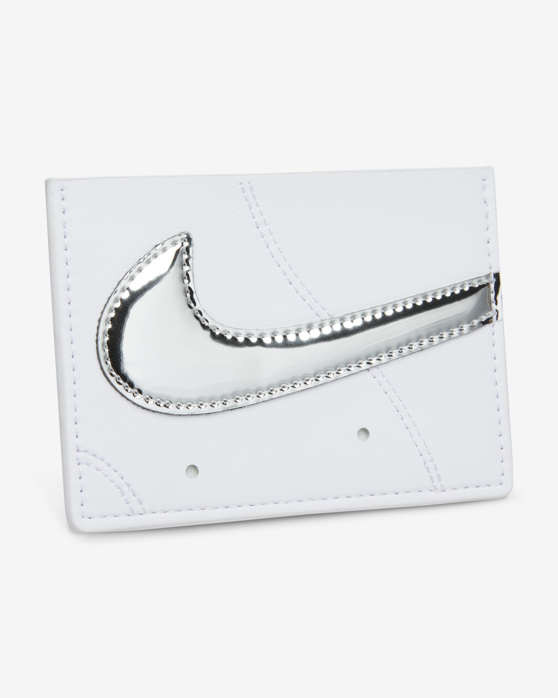 Nike Icon Air Force 1 Card Wallet - White/Metallic Silver