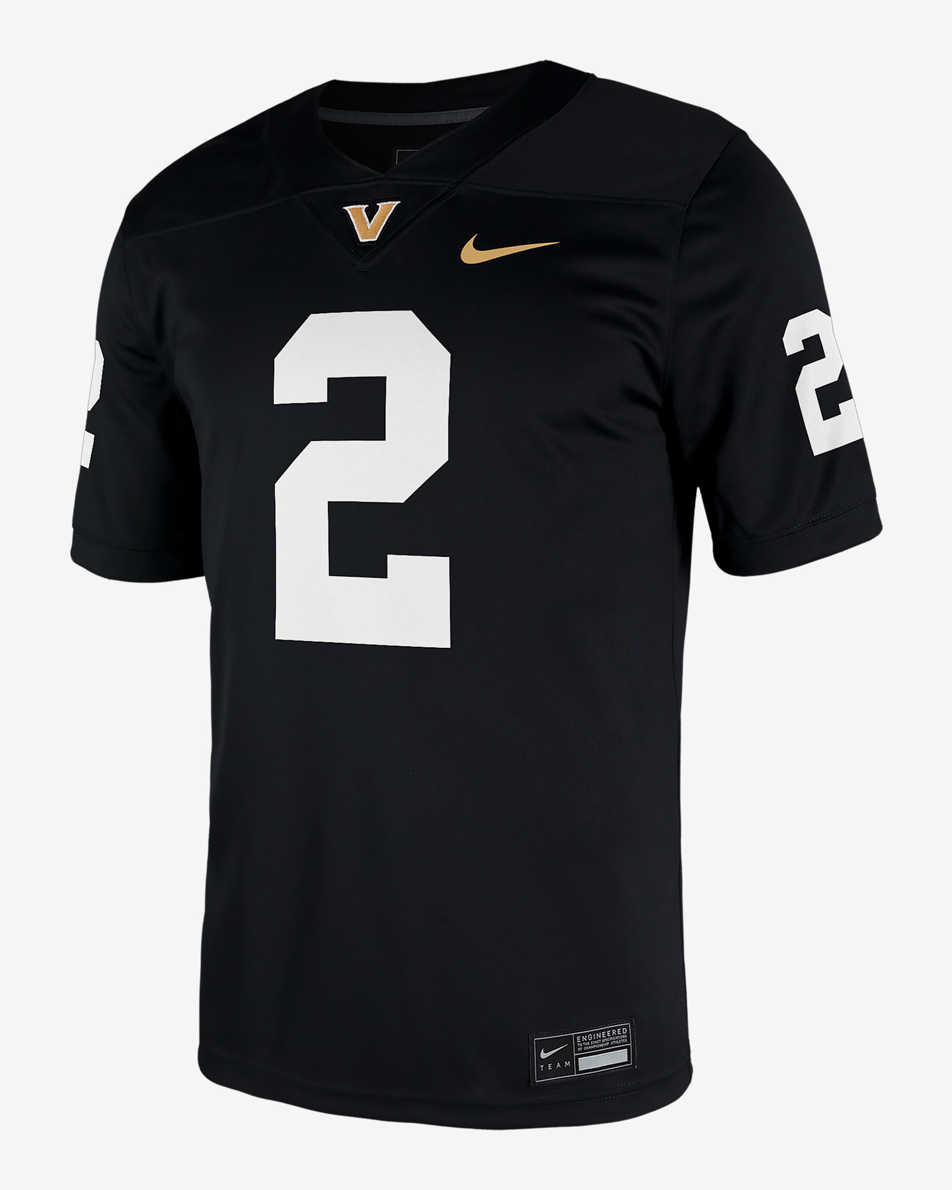 Jersey universitario Nike Dri-FIT NIL Game para hombre Diego Pavia de Vanderbilt - Negro/Oro