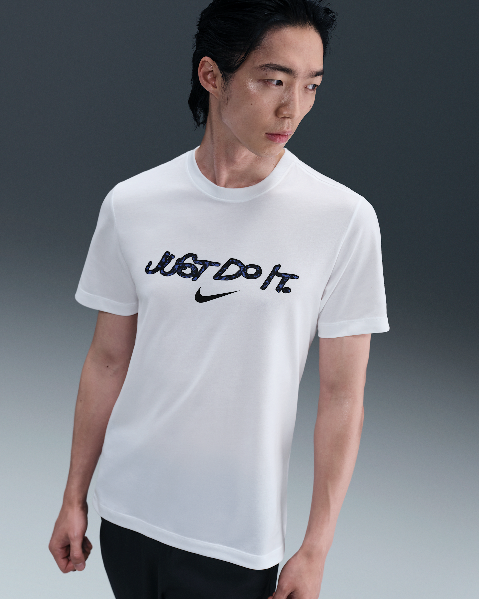 Nike Men's Dri-FIT Training T-Shirt - White
