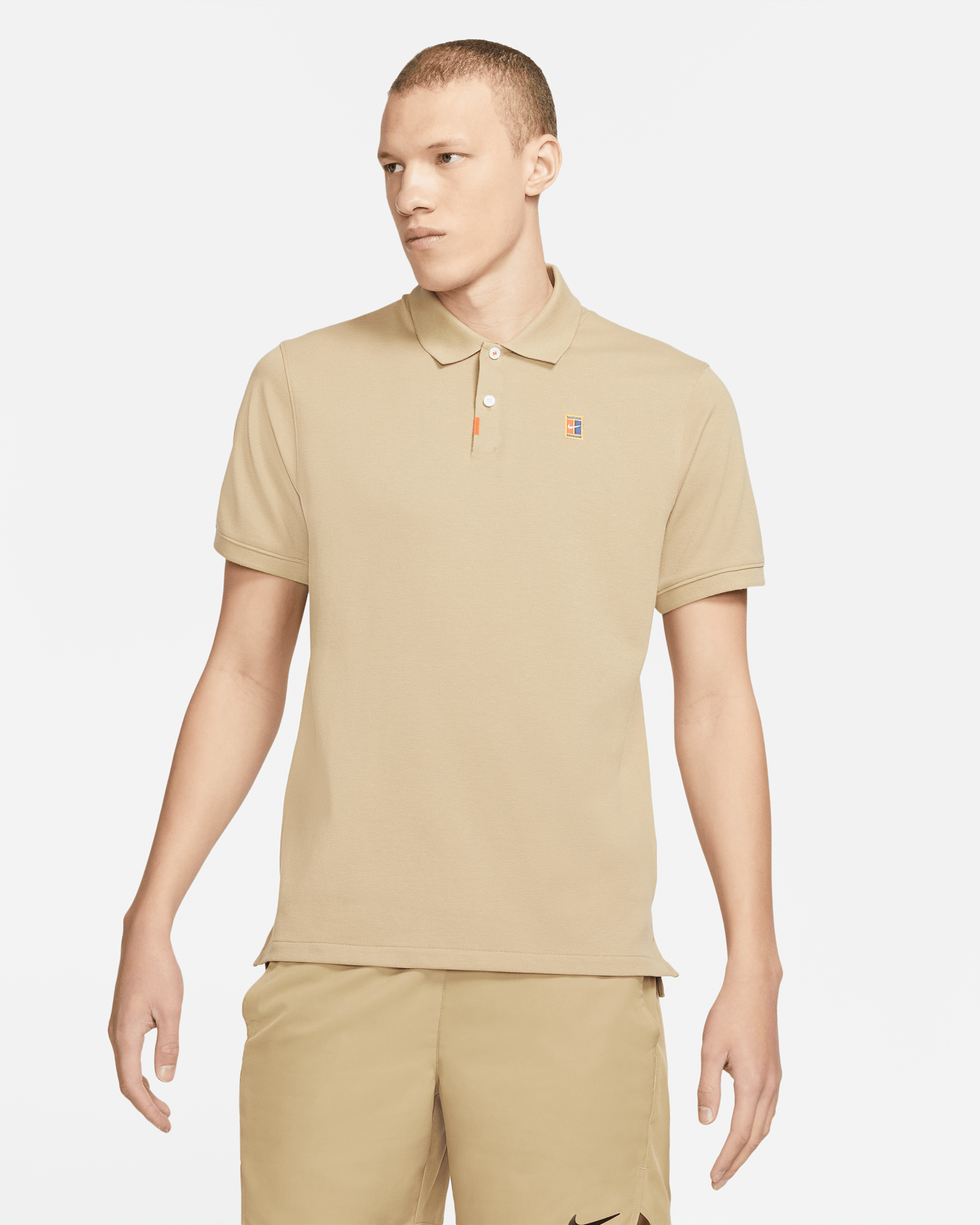Polo coupe slim The Nike Polo pour Homme - Parachute Beige