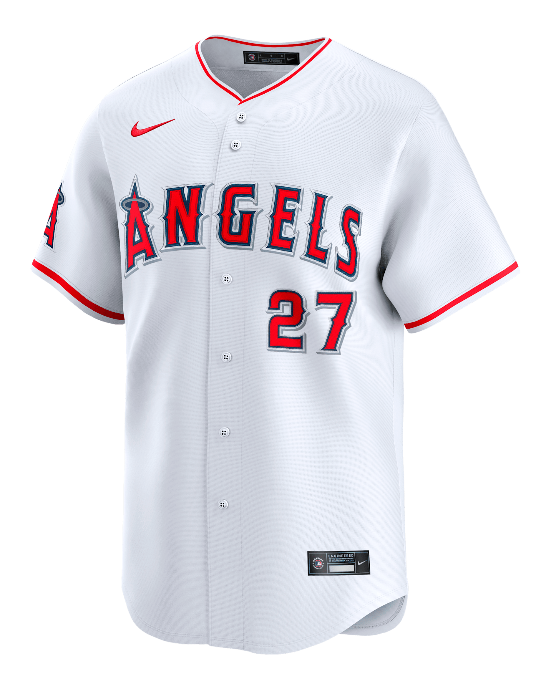 Mike Trout Los Angeles Angels Men's Nike Dri-FIT ADV MLB Limited Jersey - White