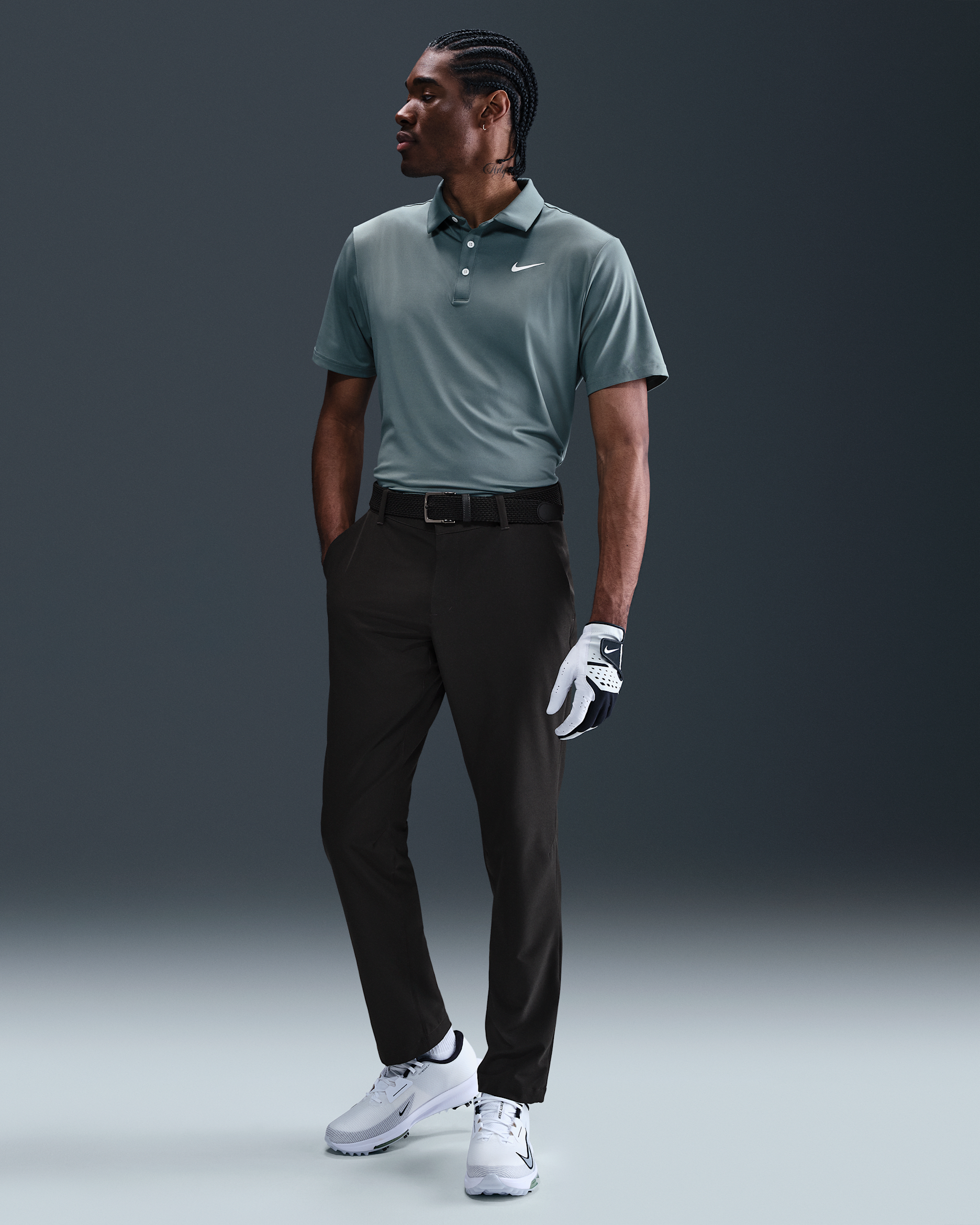 Nike Tour Repel Flex Men's Slim Golf Pants - Night Forest/Night Forest