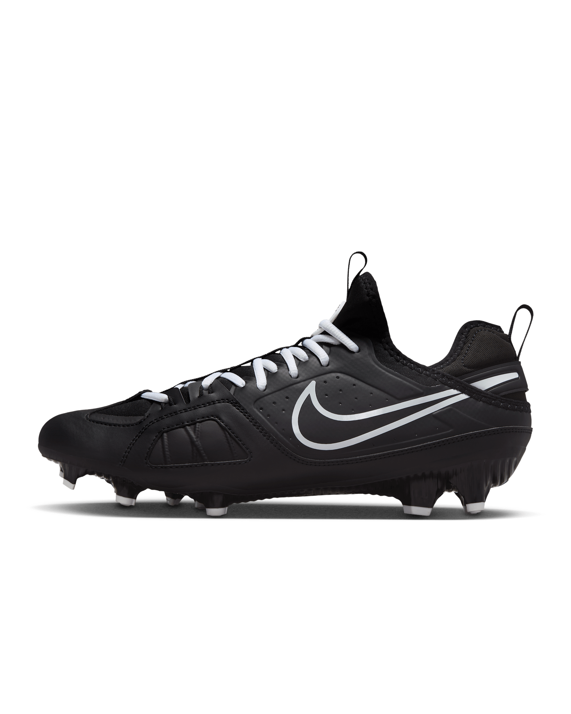 Tacos de lacrosse Nike Huarache 9 Varsity LAX - Negro/Blanco/Blanco