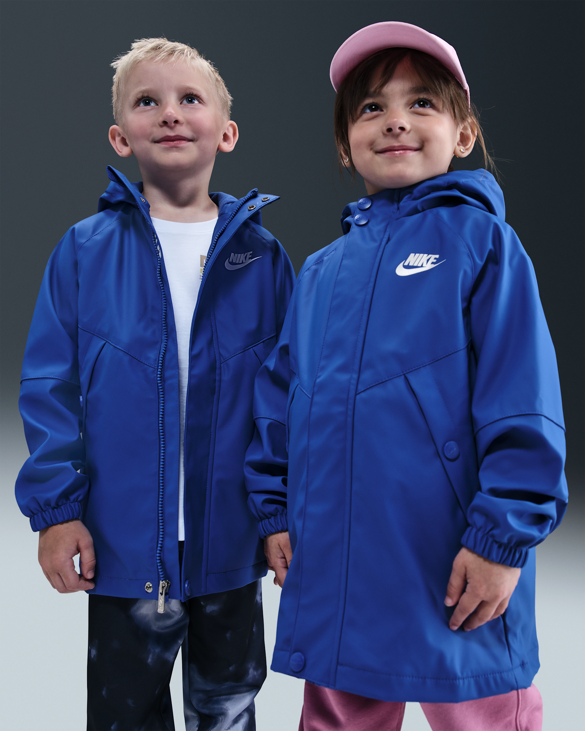 Nike Little Kids' Rain Jacket - Game Royal