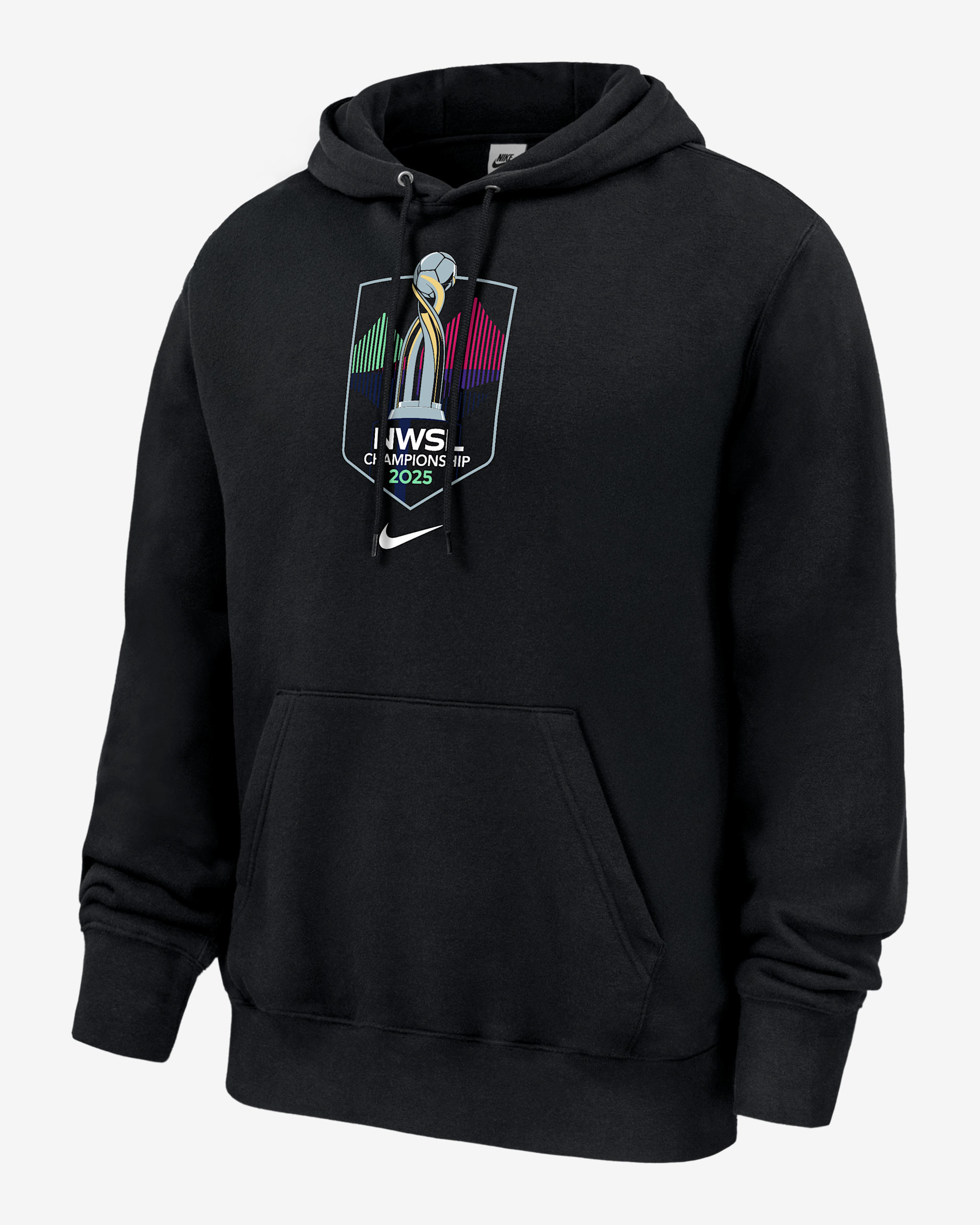 NWSL Championship Club Fleece Nike Pullover Hoodie - Black