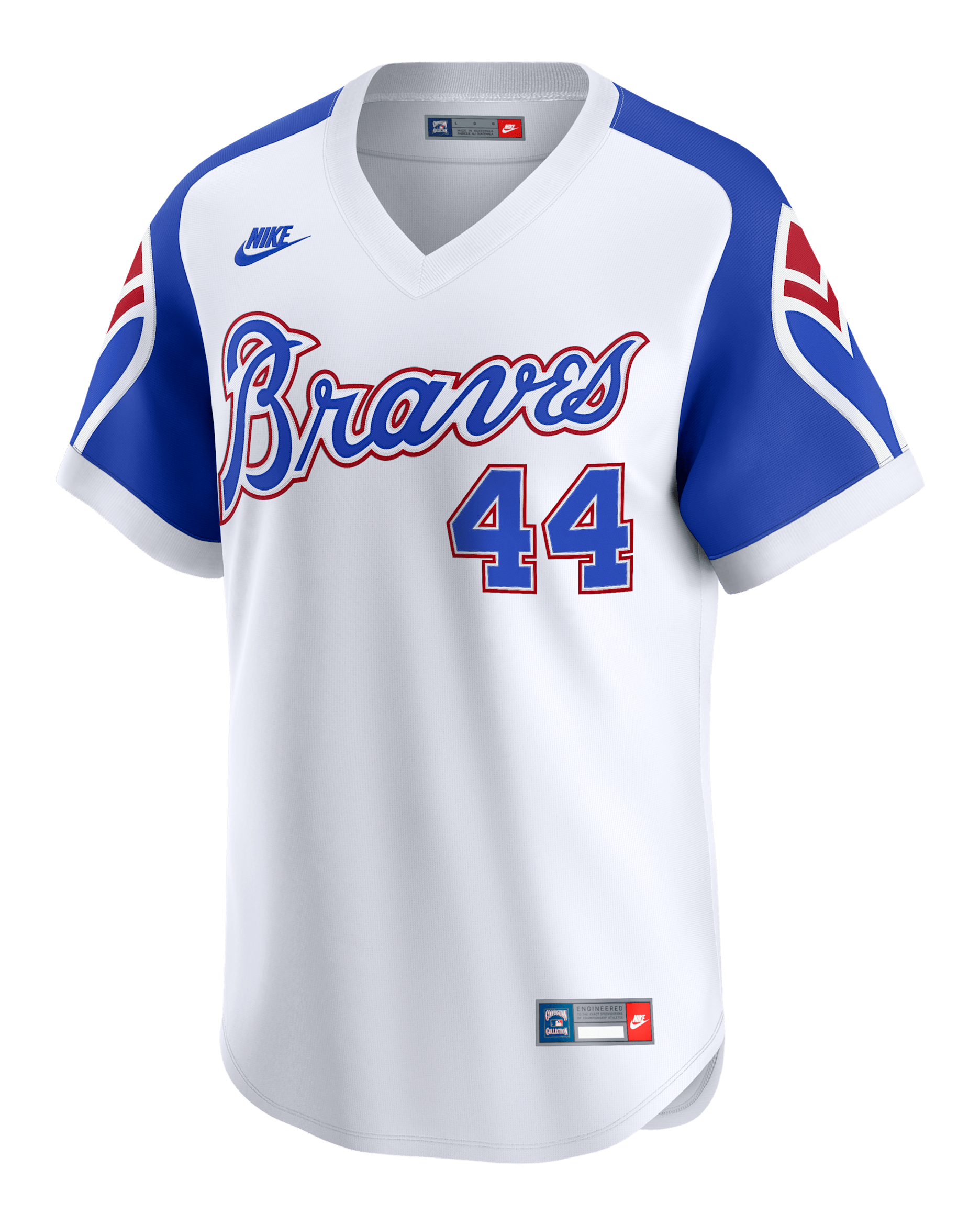 Hank Aaron Atlanta Braves Cooperstown Men's Nike Dri-FIT ADV MLB Limited Jersey - White