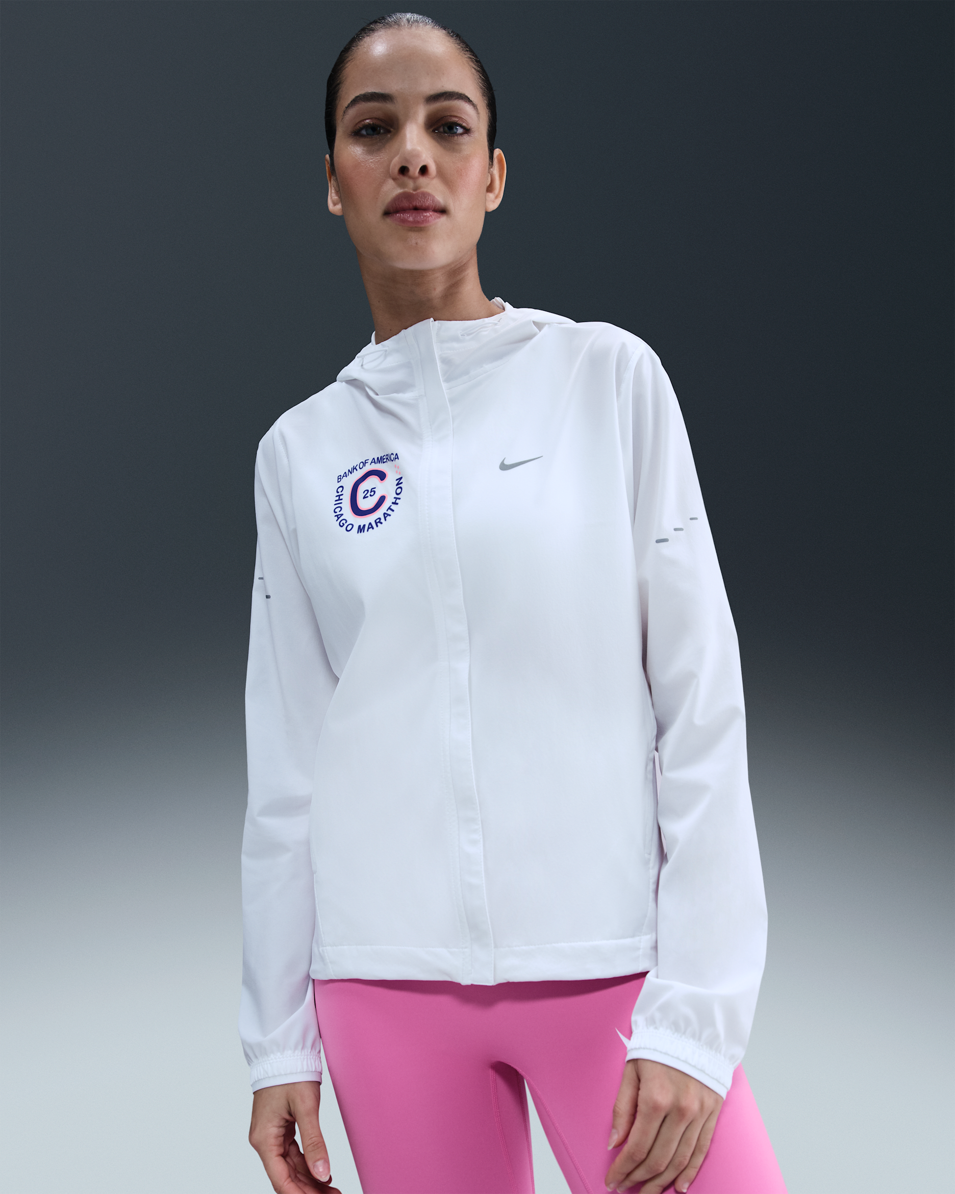 Nike Swift Women's UV Repel Running Jacket - White