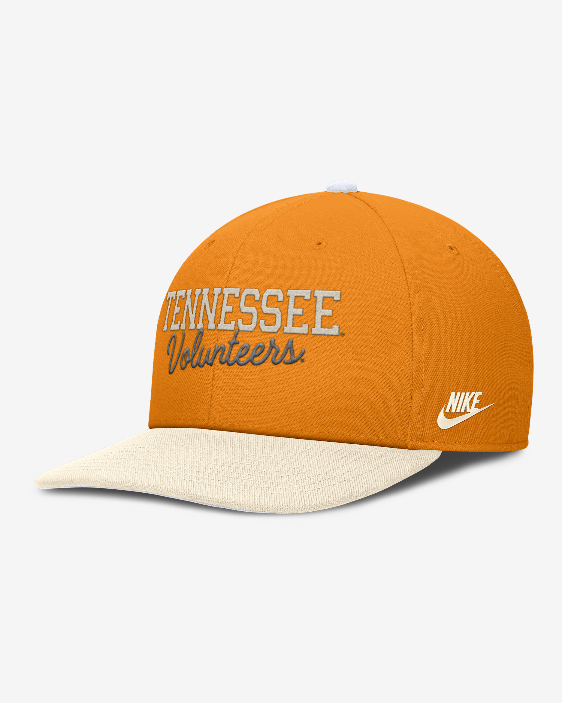 Tennessee Legacy Script Men's Nike Dri-FIT College Adjustable Hat - White
