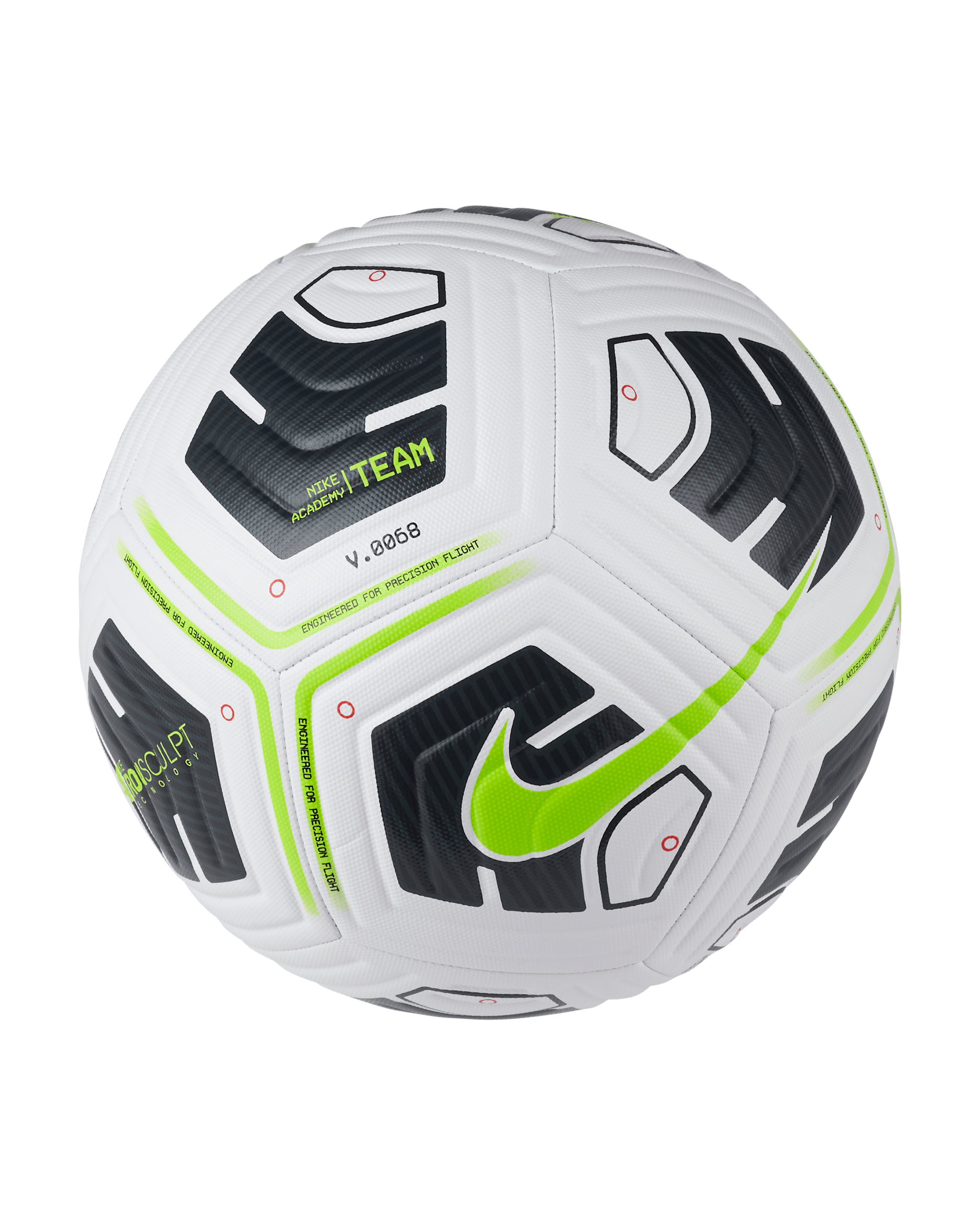 Nike Academy Soccer Ball - White/Black/Volt