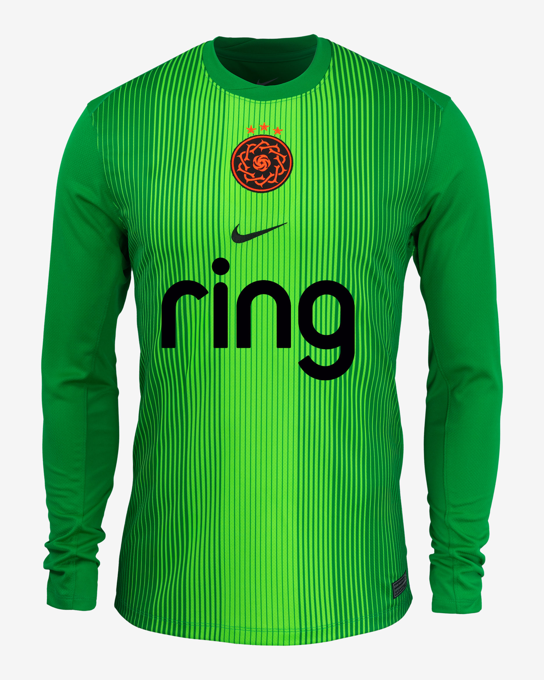 Portland Thorns FC 2025 Stadium Goalkeeper Men's Nike NWSL Replica Jersey - Green Strike/Stadium Green