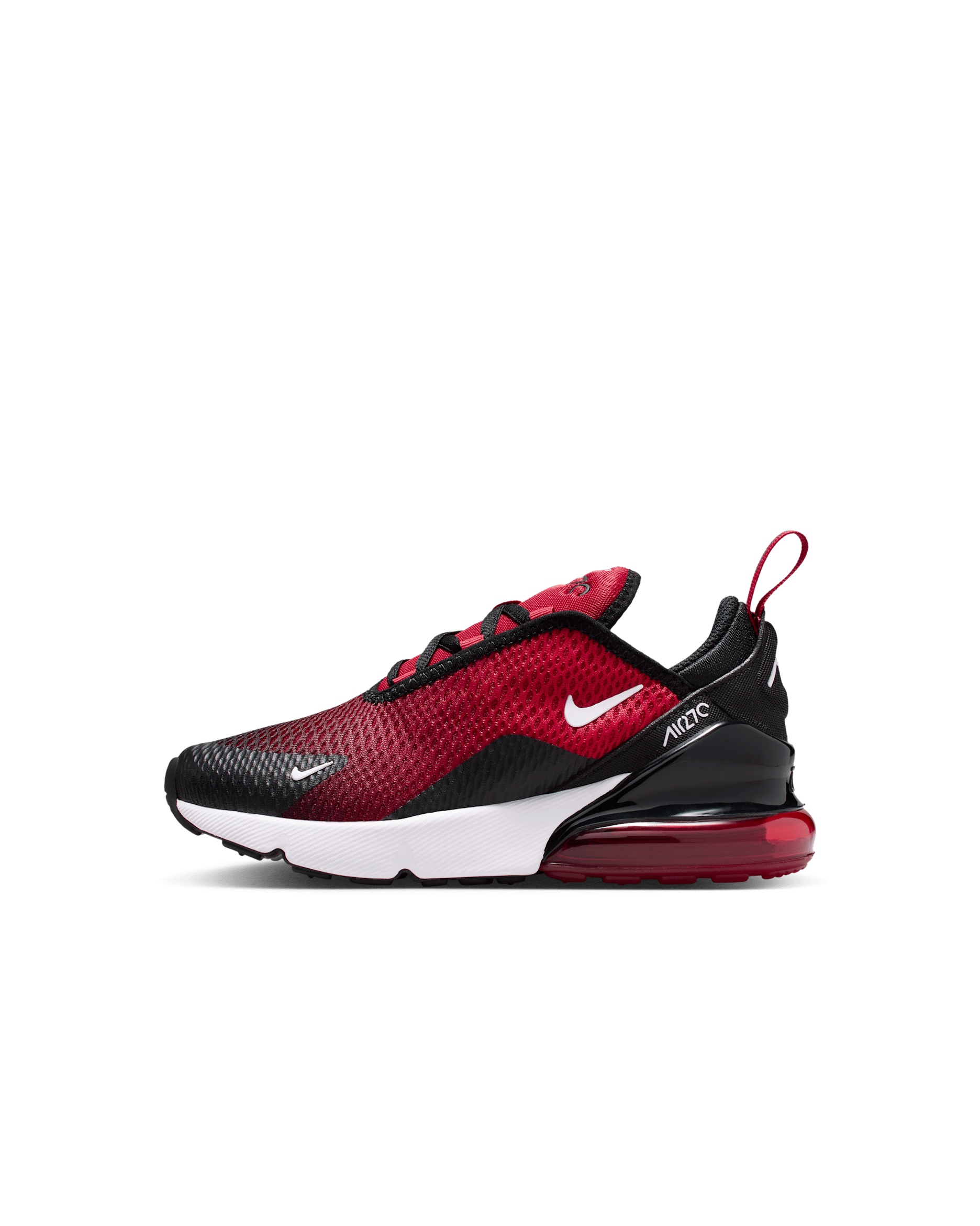 Nike Air Max 270 Schuh für jüngere Kinder - Gym Red/Schwarz/Weiß
