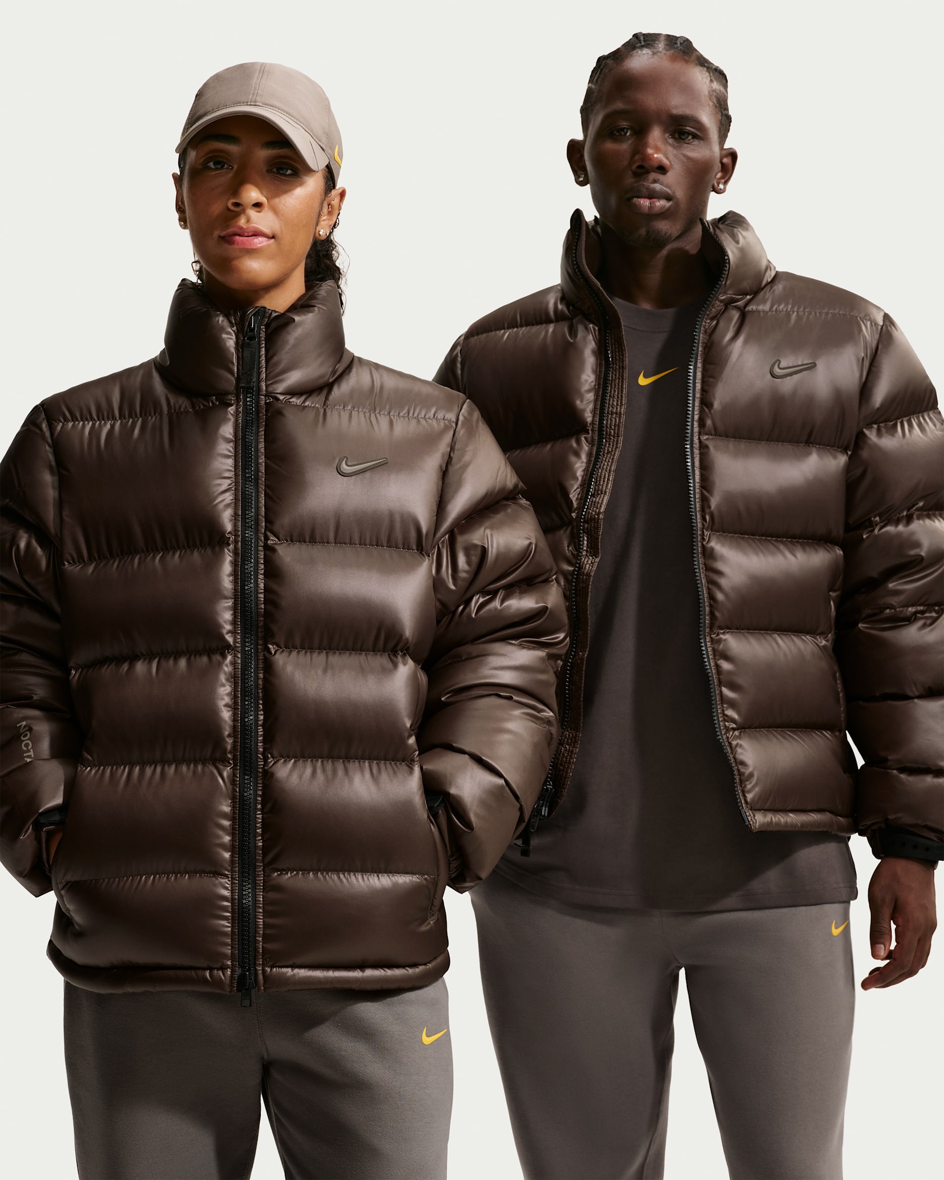 NOCTA Sunset Puffer - Baroque Brown/Olive Grey