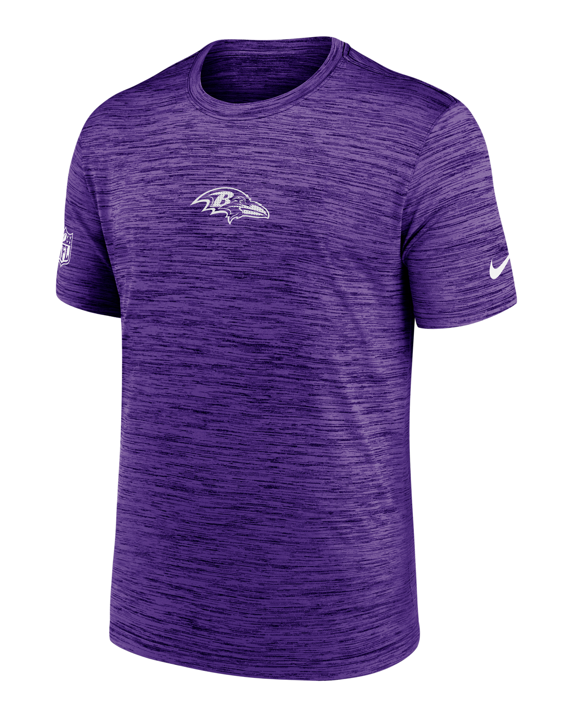 Baltimore Ravens Sideline Team Issue Velocity Men's Nike Dri-FIT NFL T-Shirt - Purple
