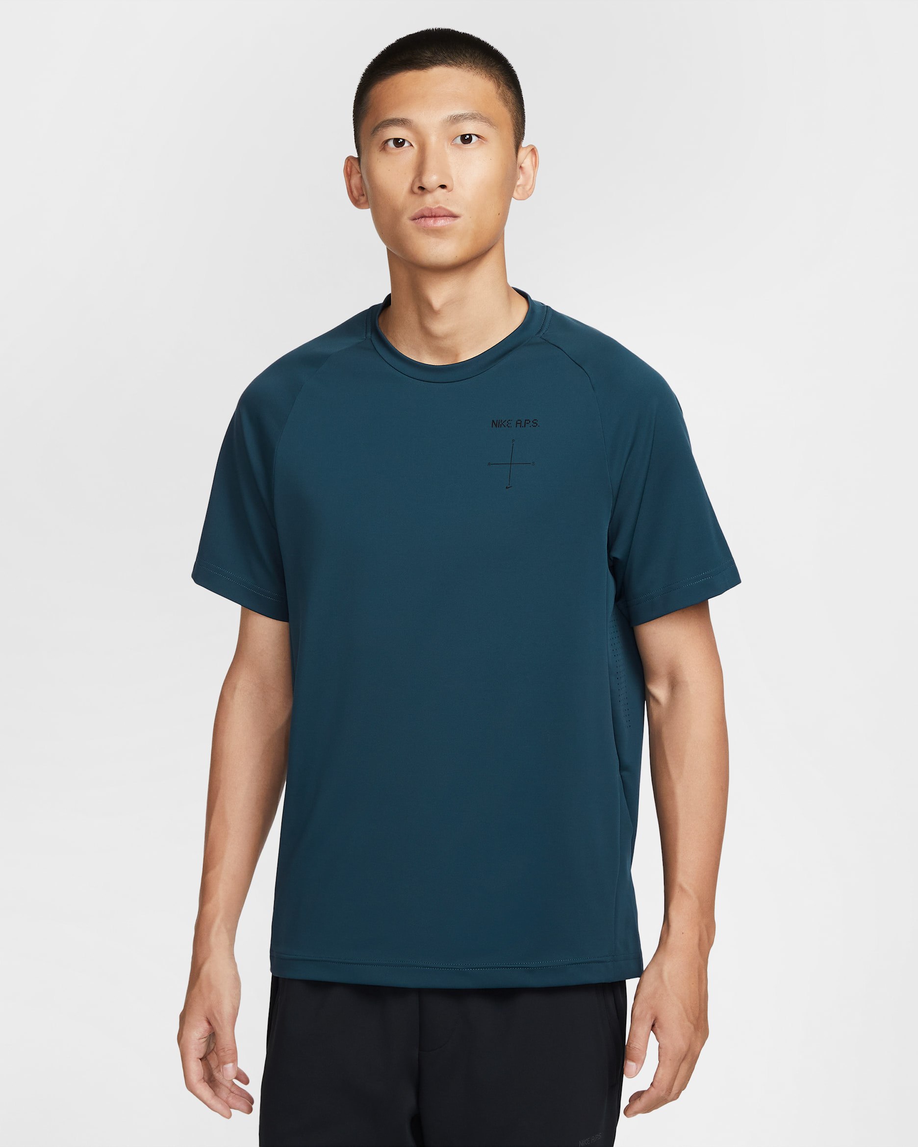 Nike APS Men's Dri-FIT ADV Short-Sleeve Versatile Top - Armoury Navy/Black/Black
