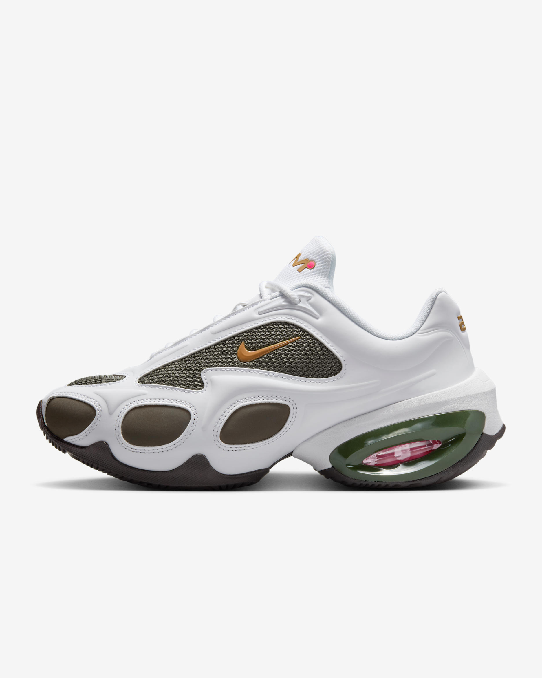 Nike Air Max Muse Women's Shoes - White/Cargo Khaki/Velvet Brown/Hyper Pink