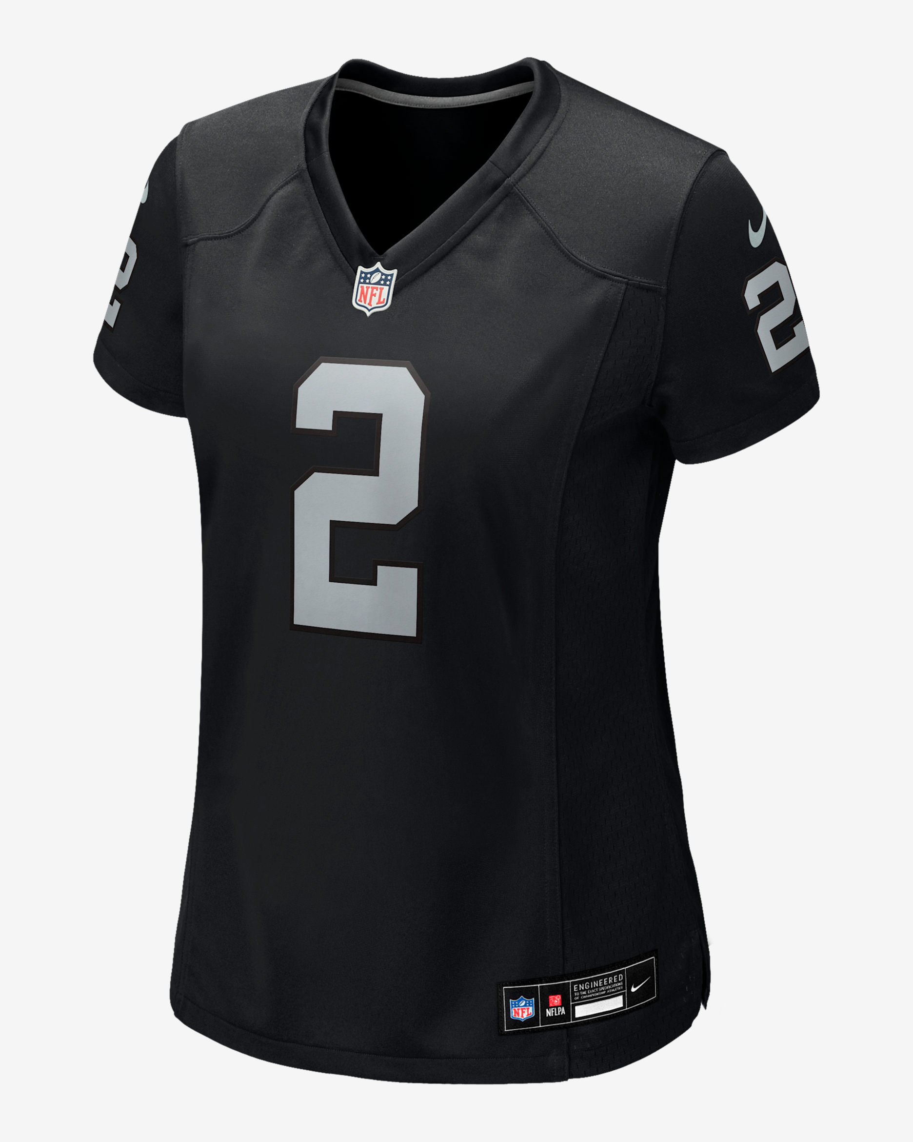 Ashton Jeanty Las Vegas Raiders 2025 NFL Draft First Round Pick Women’s Nike NFL Game Jersey - Black