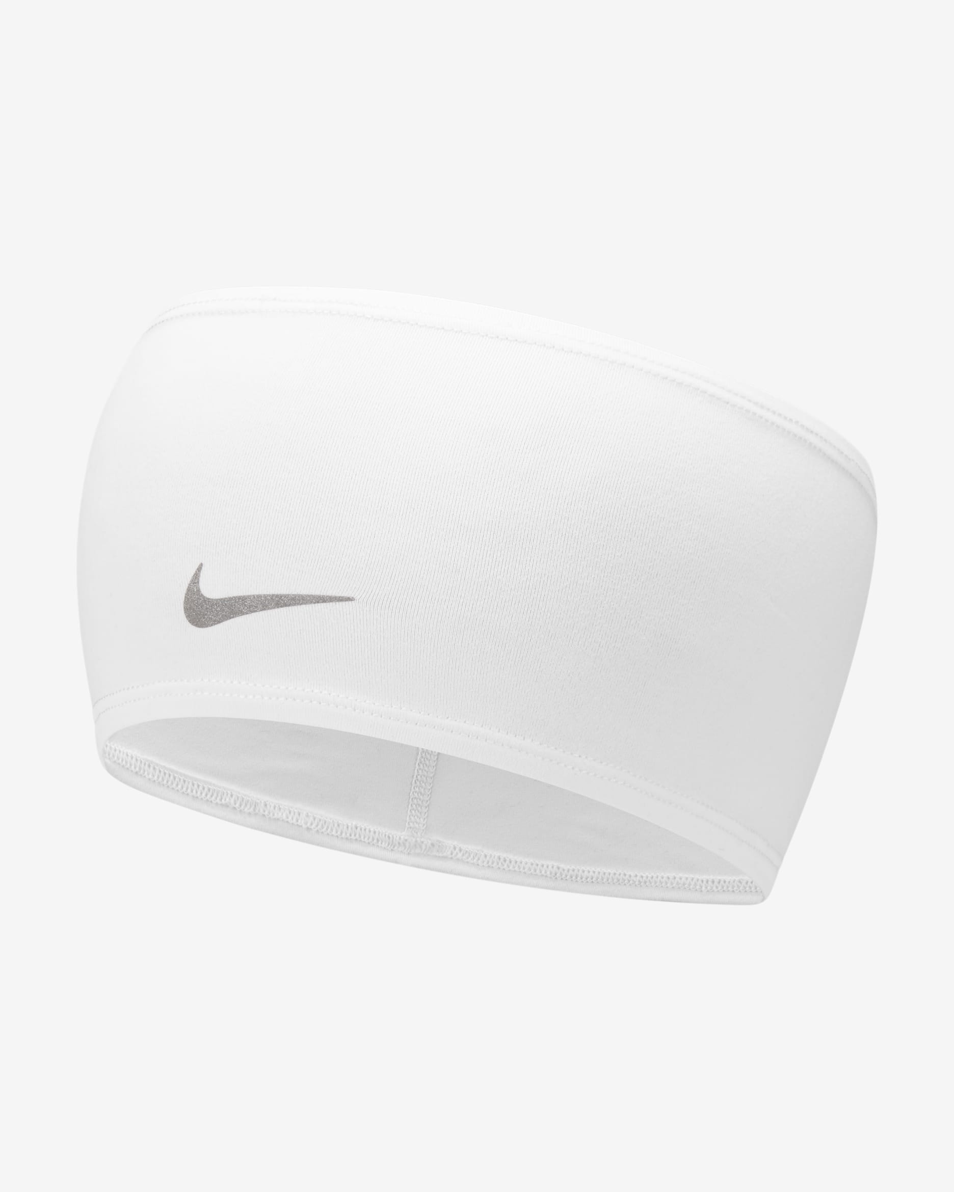 Bandeau Nike Dri-FIT Swoosh 2.0 - Blanc/Silver