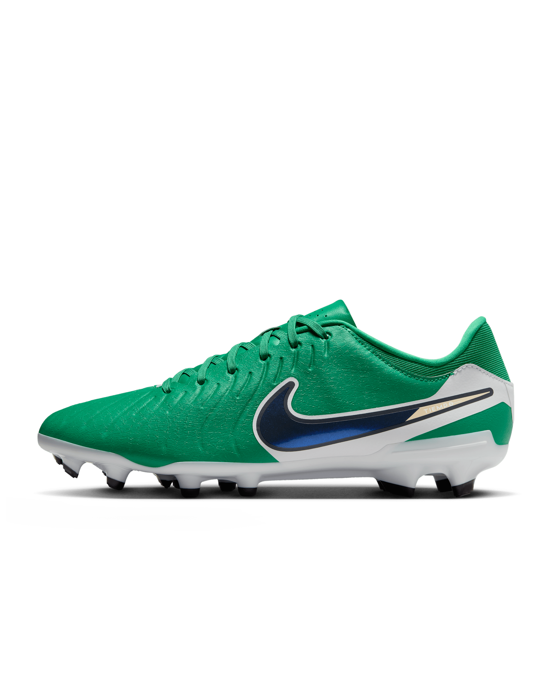 Nike Tiempo Legend 10 Academy LV8 normál talajra készült, alacsony szárú futballcipő - Stadium Green/Dark Obsidian