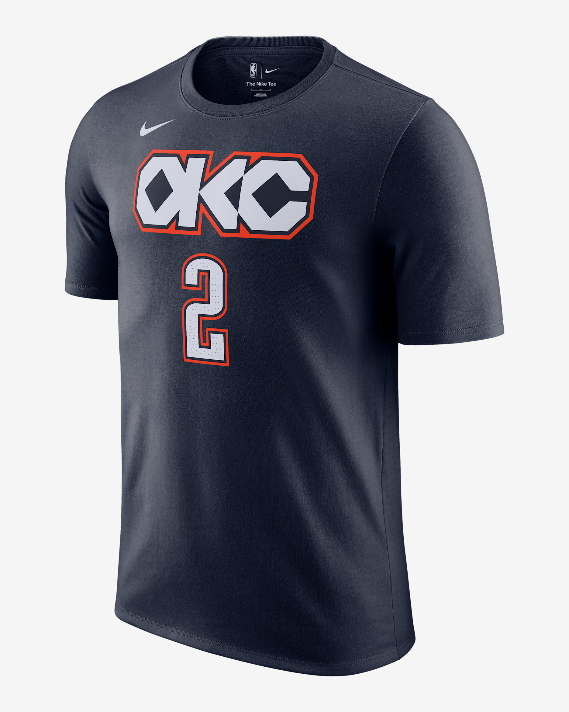 Oklahoma City Thunder Essentials City Edition Men's Nike NBA T-Shirt - College Navy