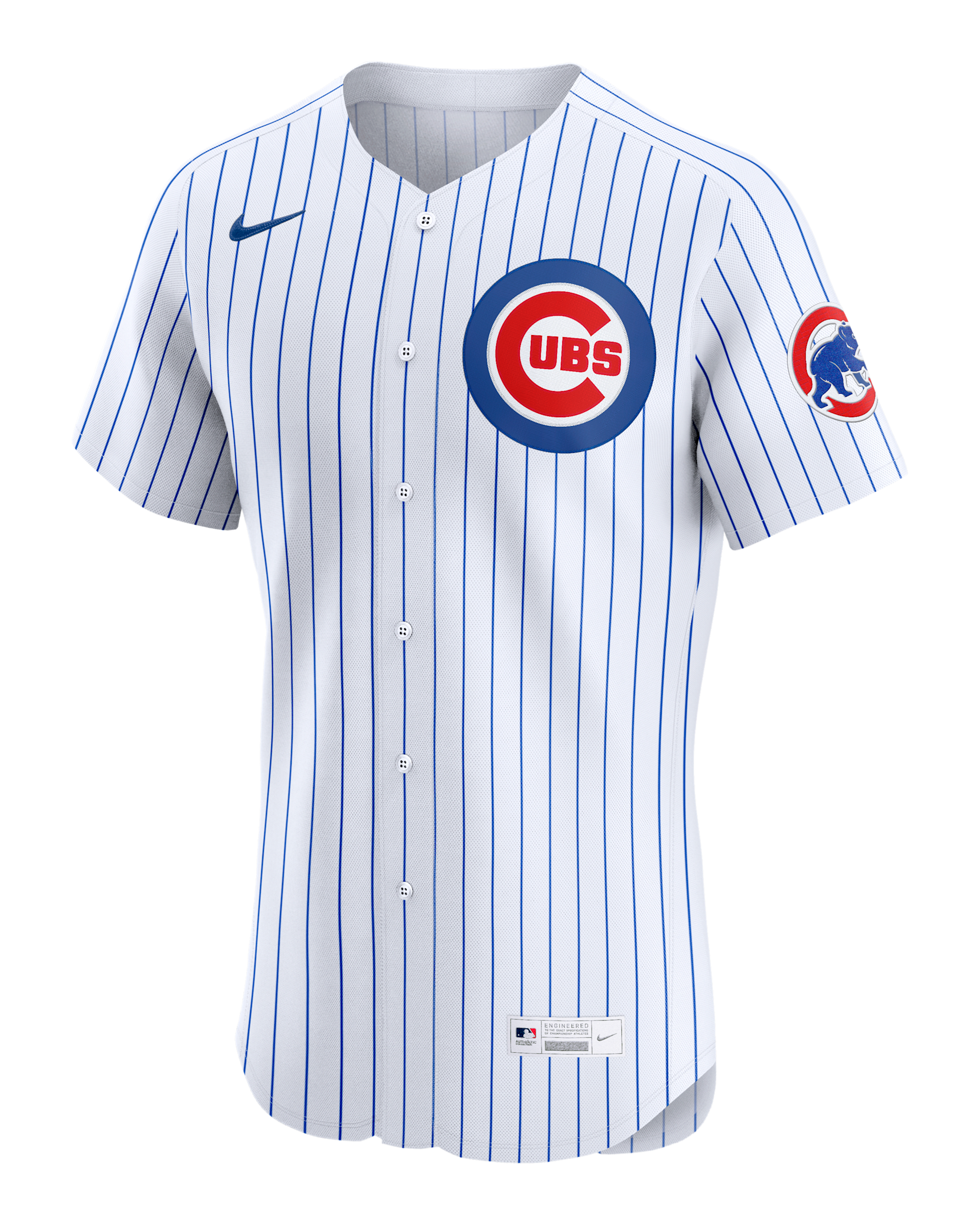 Jersey Nike Dri-FIT ADV de la MLB Elite para hombre Dansby Swanson Chicago Cubs - Blanco