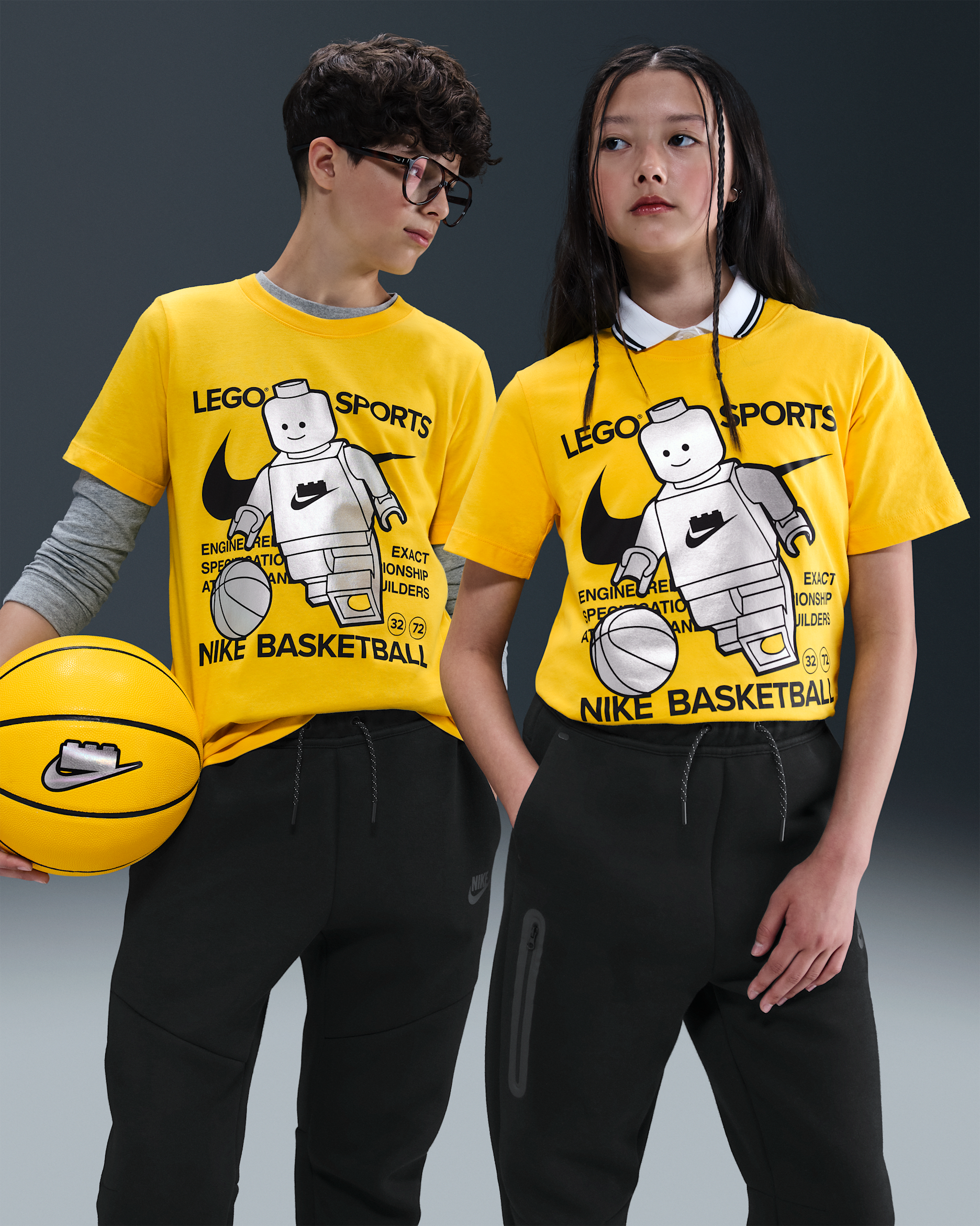 Nike x LEGO® Kollektion T-Shirt (ältere Kinder) - Tour Yellow