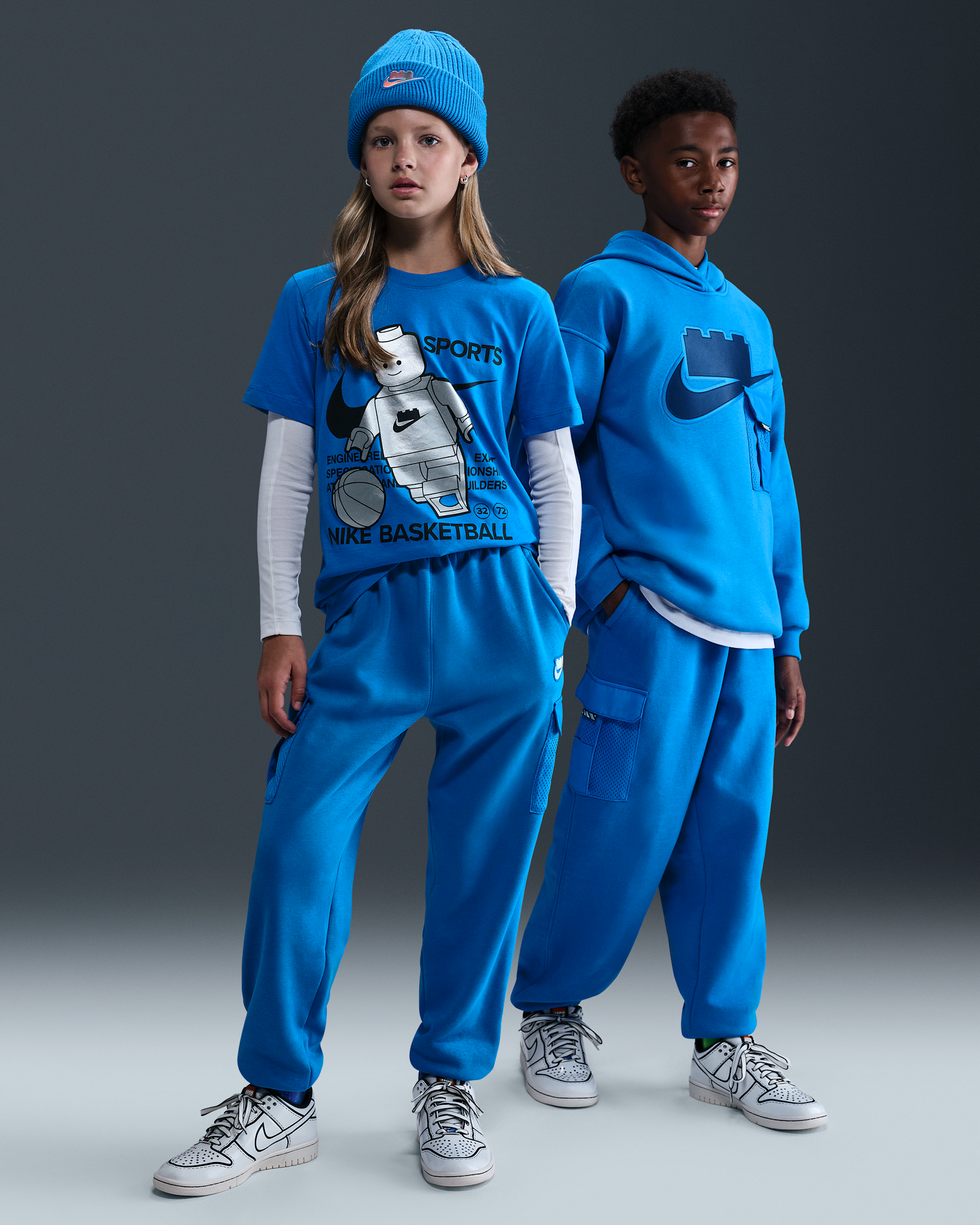 Nike x LEGO® Kollektion Cargohose (ältere Kinder) - Cobalt Blaze/Cobalt Blaze