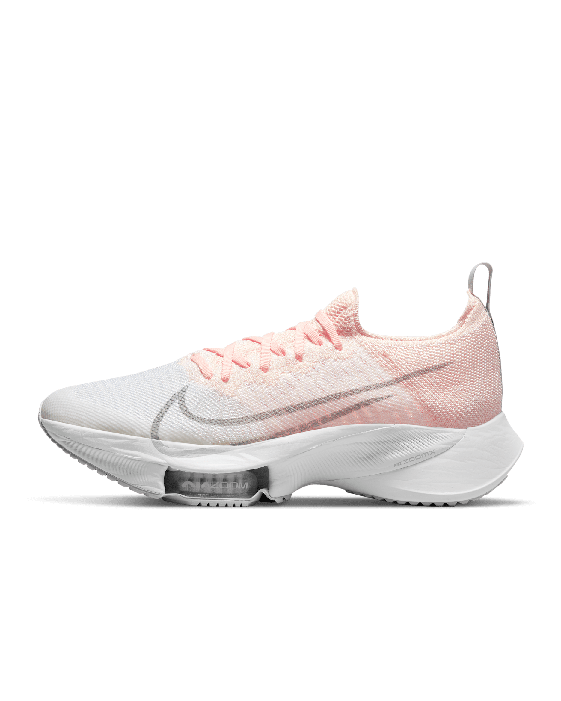 Nike Air Zoom Tempo NEXT% 女款路跑鞋 - Sunset Tint/白色/Igloo/Grey Fog
