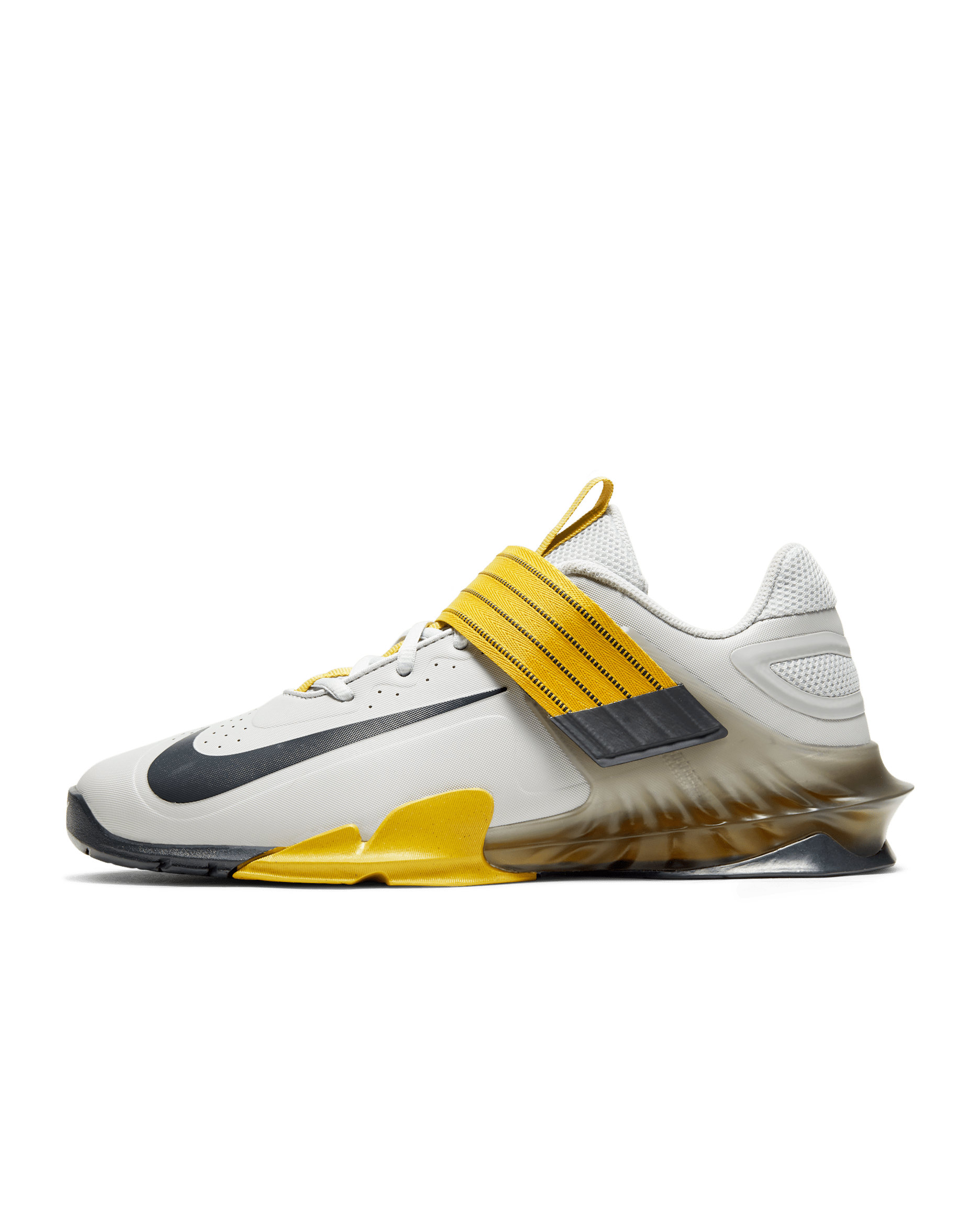 Nike Savaleos Weightlifting Shoes - Grey Fog/Dark Smoke Grey/Bright Citron/Dark Smoke Grey