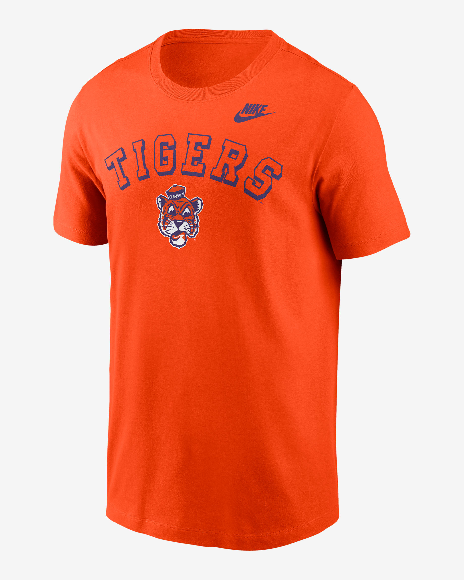 Playera universitaria Nike para hombre Clemson Legacy Nickname - Naranja