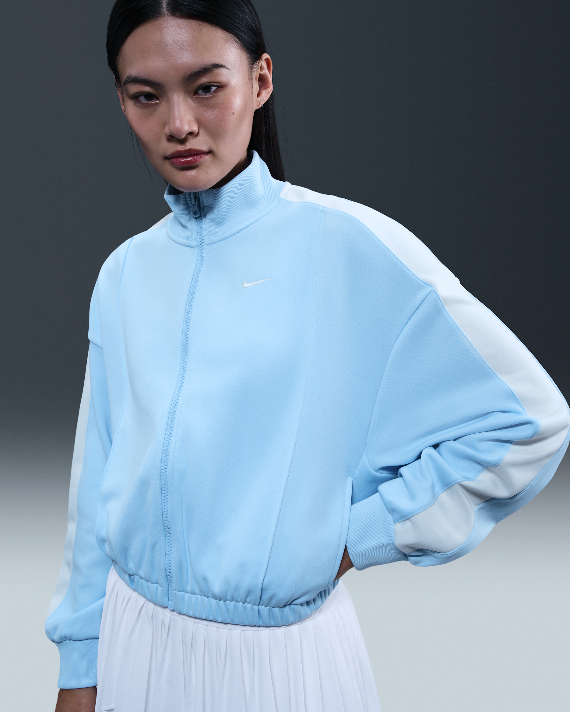 Nike Sportswear Women's Track Jacket - Celestine Blue/Sail/Sail