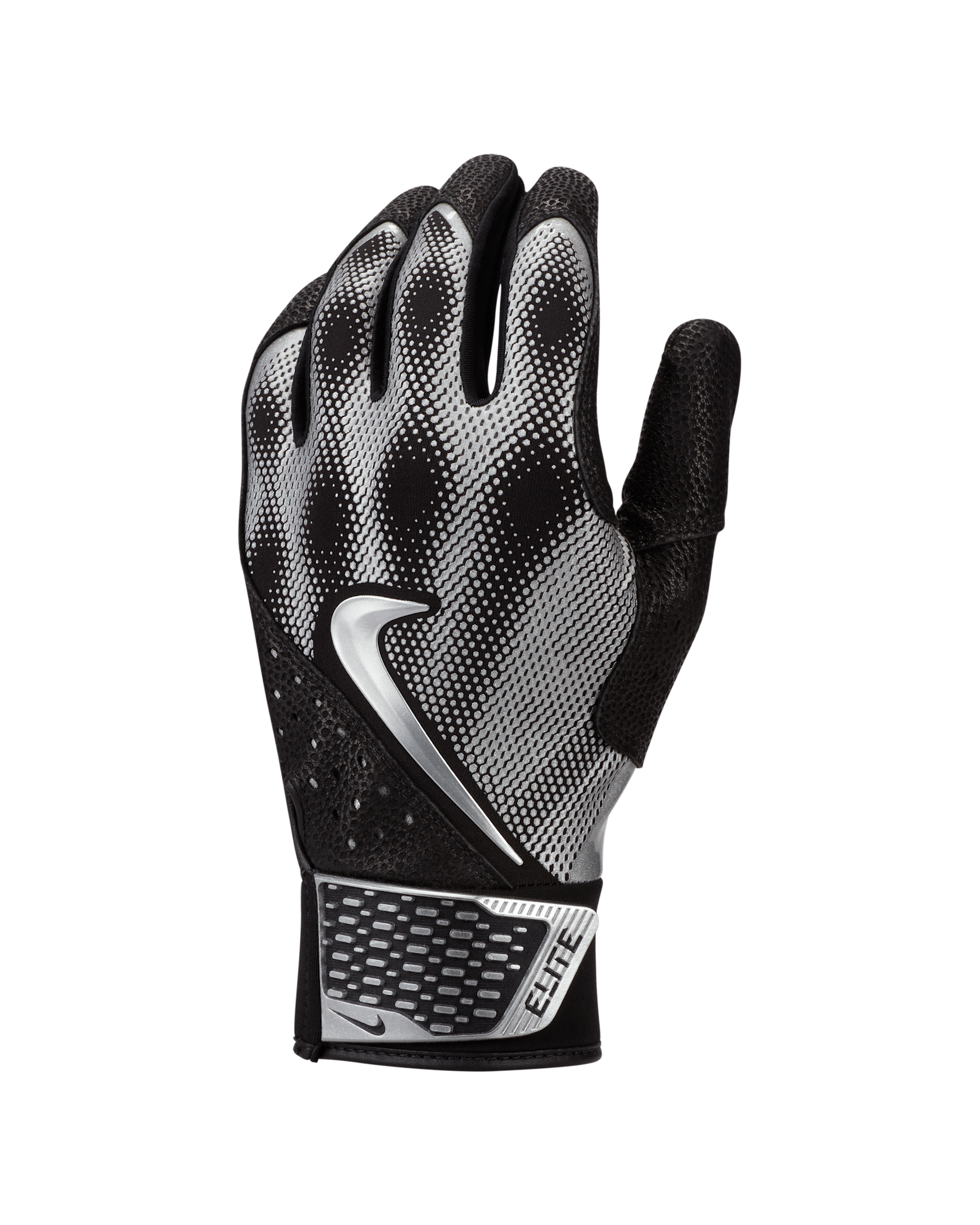 Nike Alpha Elite Baseball Batting Gloves (1 Pair) - Black