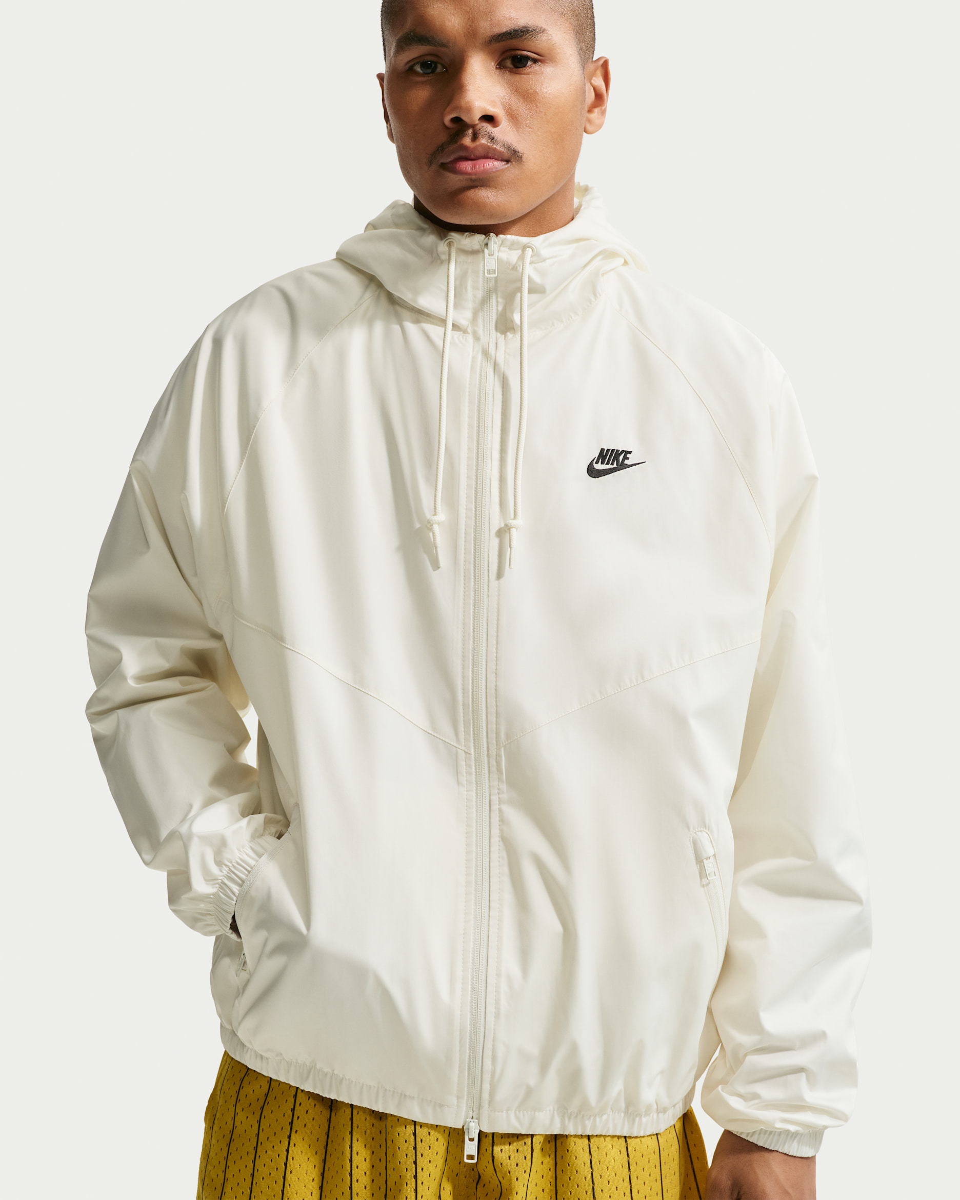 Chamarra forrada Nike Windrunner para hombre - Vela/Negro