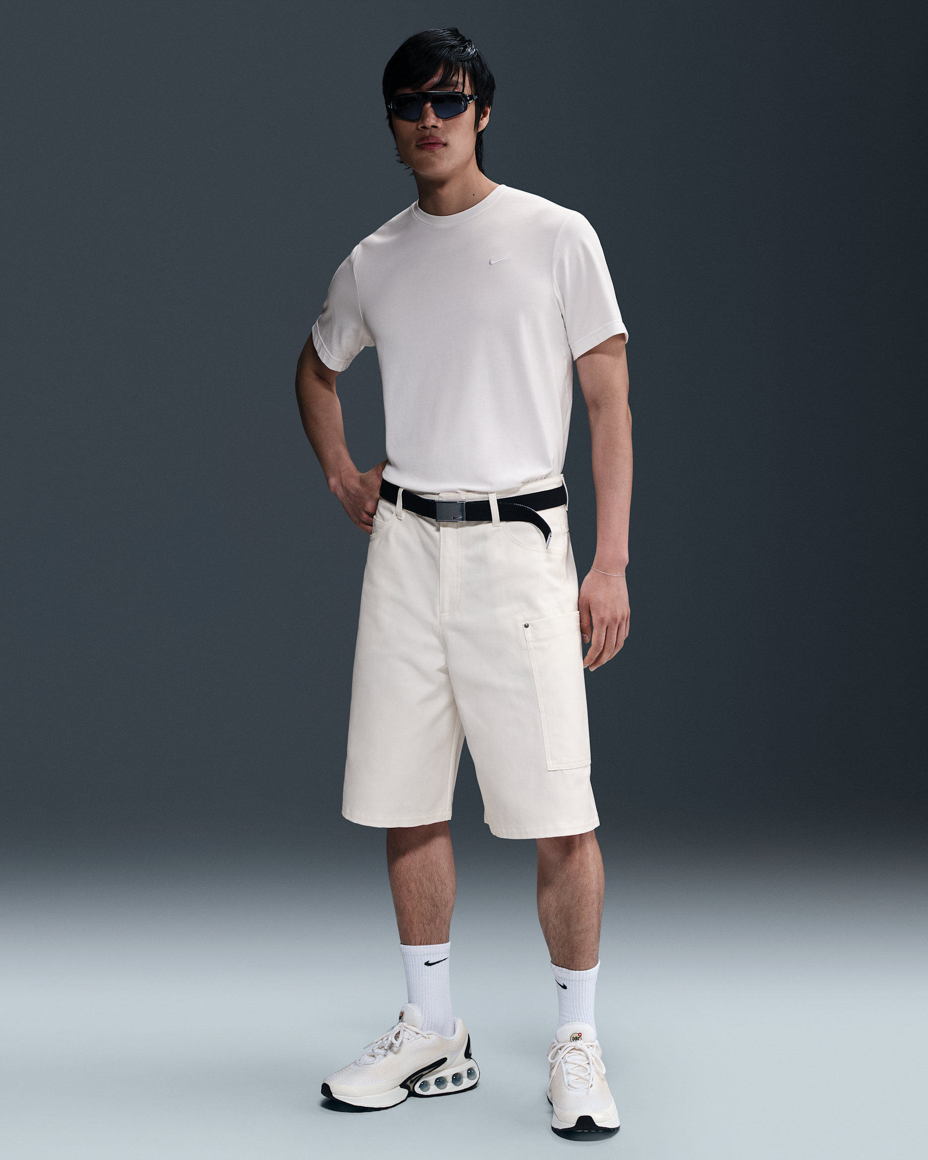 Nike Life große Canvas-Shorts (Herren) - Pure/Pure