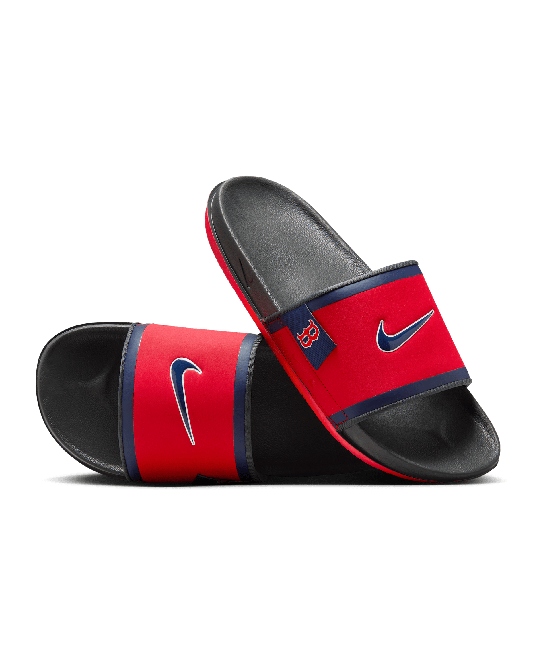 Nike Offcourt (Boston Red Sox) Offcourt Slides - Sport Red/Dark Smoke Grey/Midnight Navy