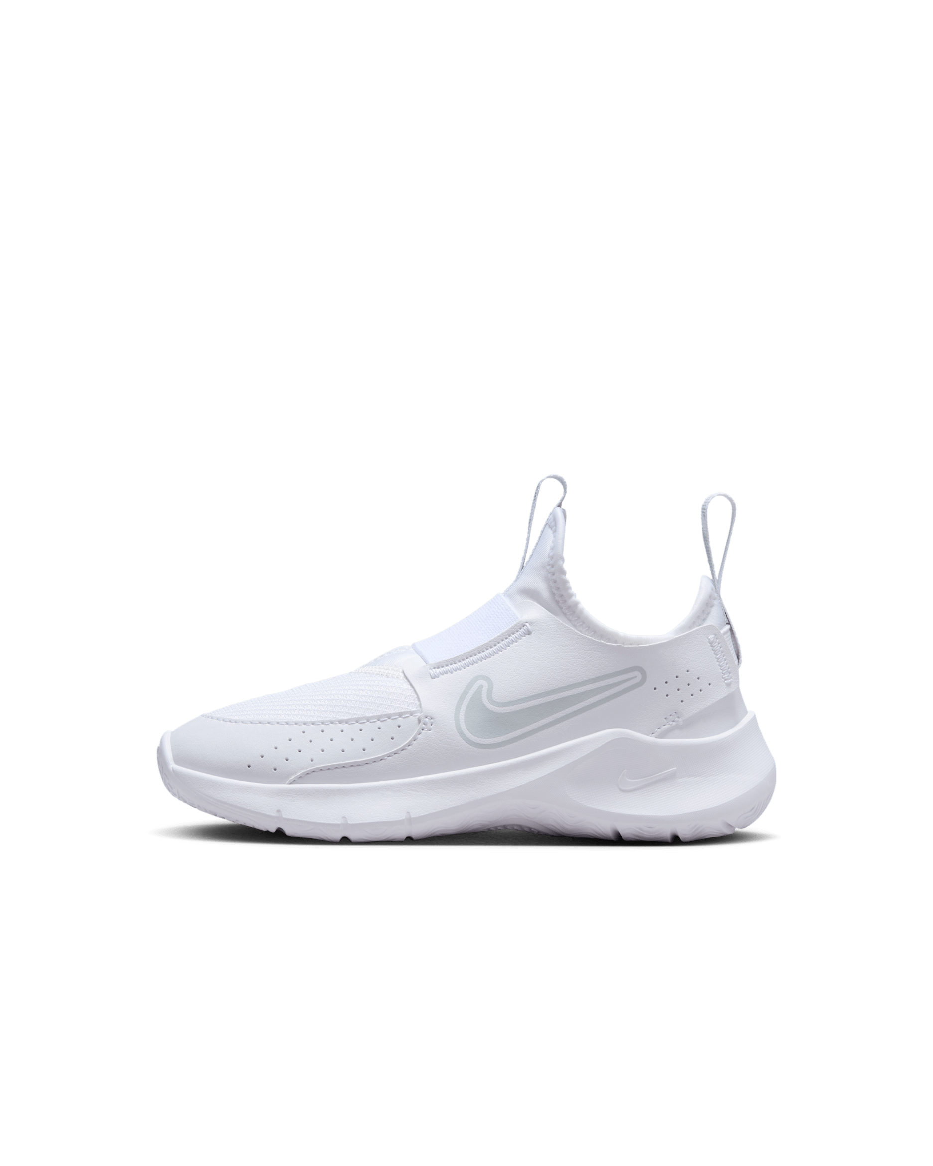 Nike Flex Runner 3 Younger Kids' Shoes - White/White/Pure Platinum