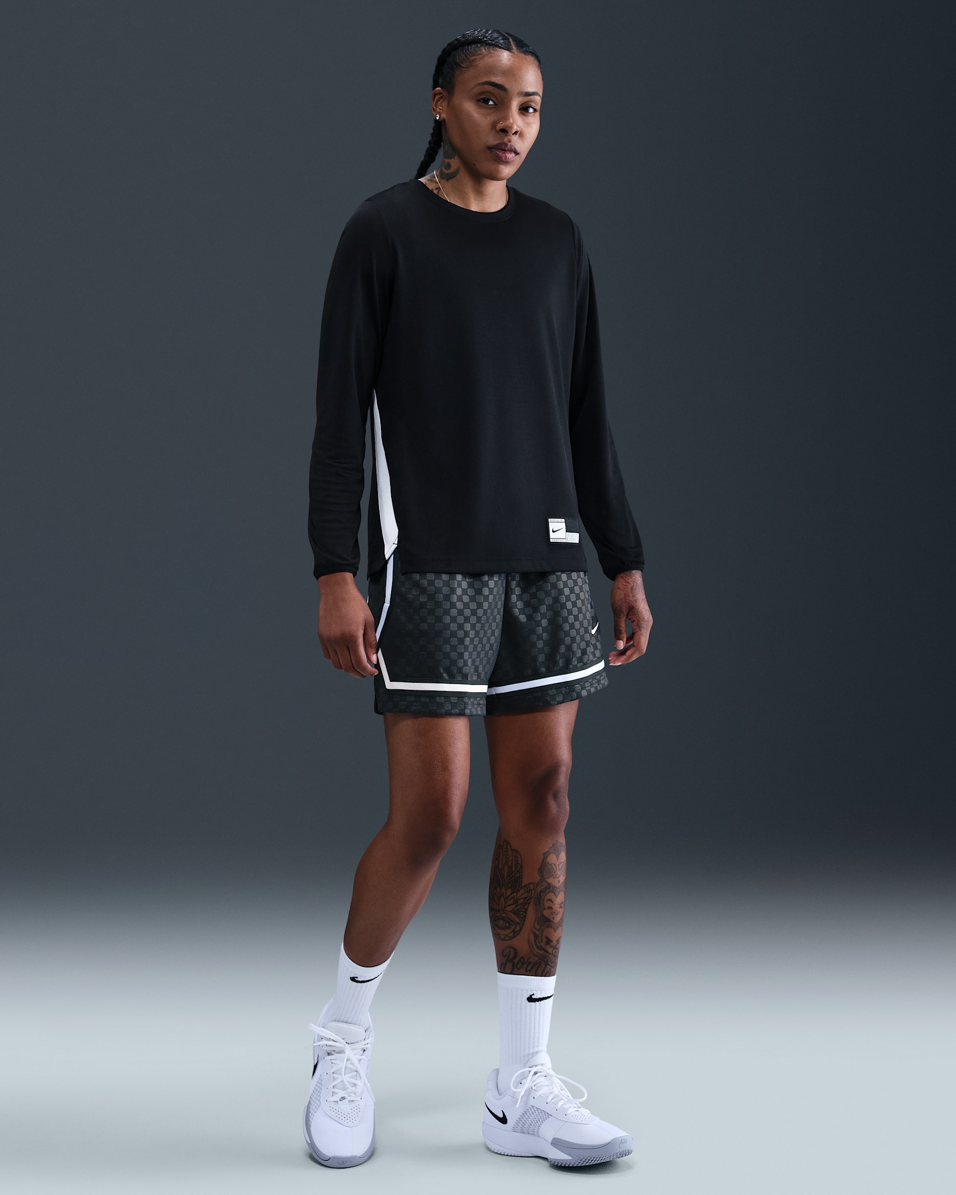 Nike Crossover Women's Dri-FIT Basketball Shorts - Seaweed/Seaweed/White